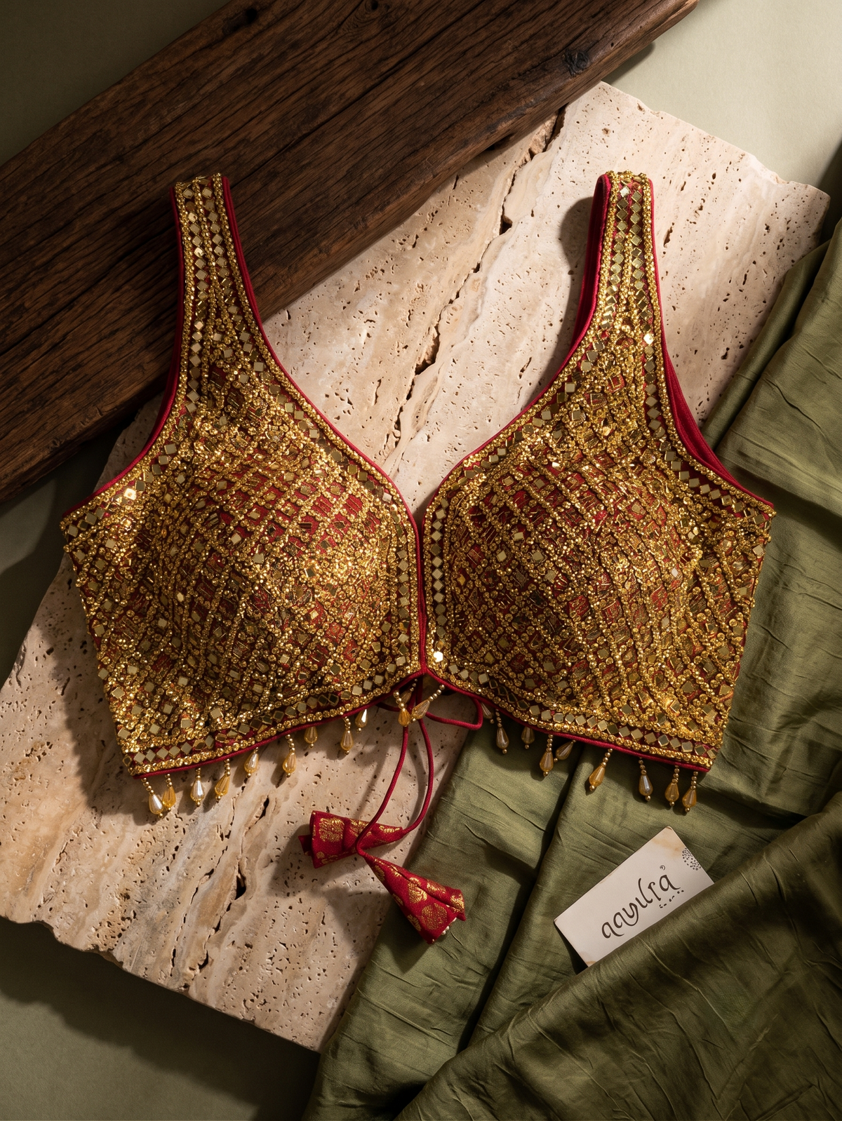 Lunara Festive Glow Blouse