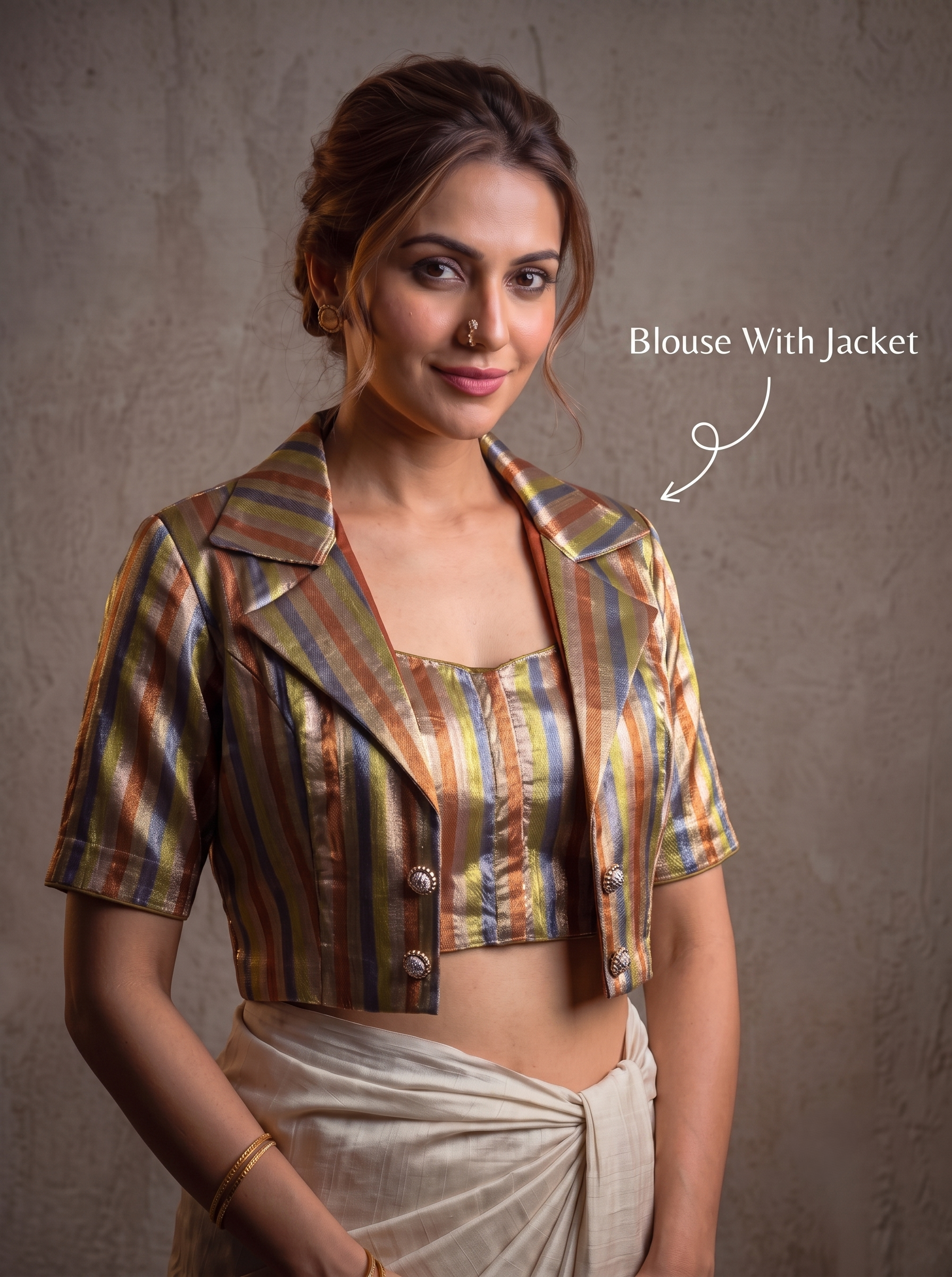 Varnika Premium South Silk Jacket Blouse