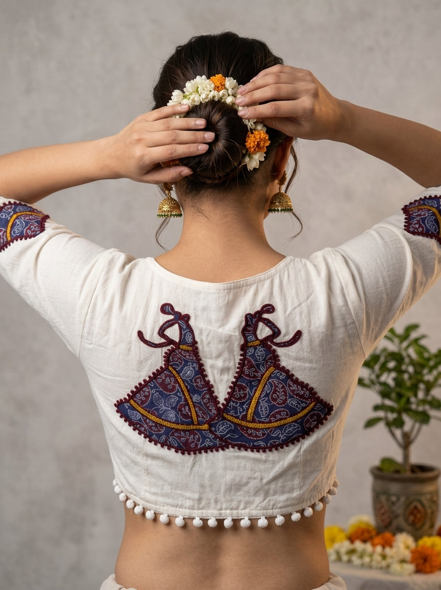 Aarohi Mal Cotton Blouse