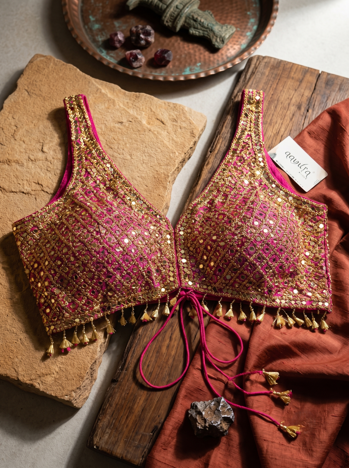Lunara Festive Glow Blouse