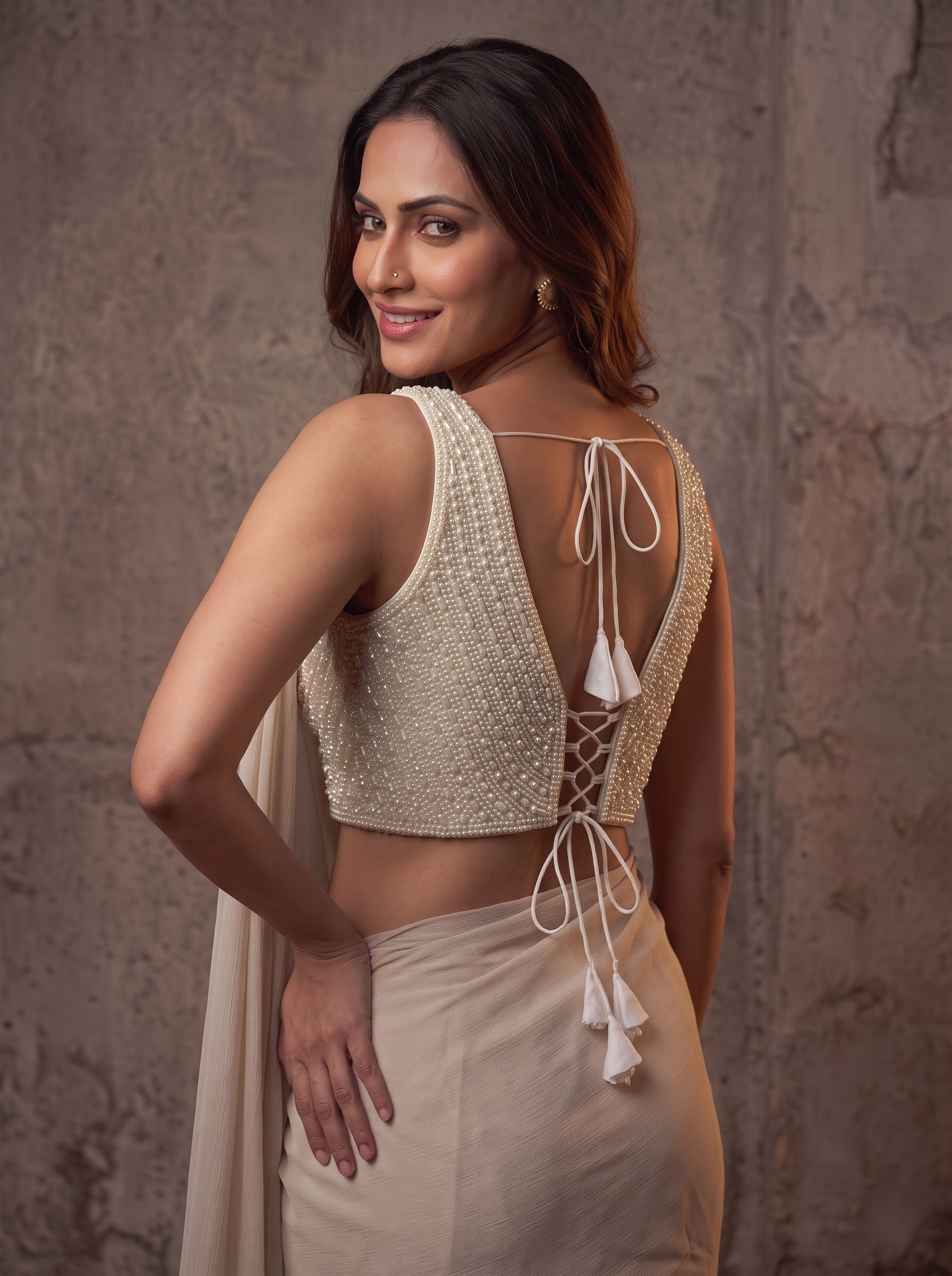 Aishwarya Pearl Royale Blouse