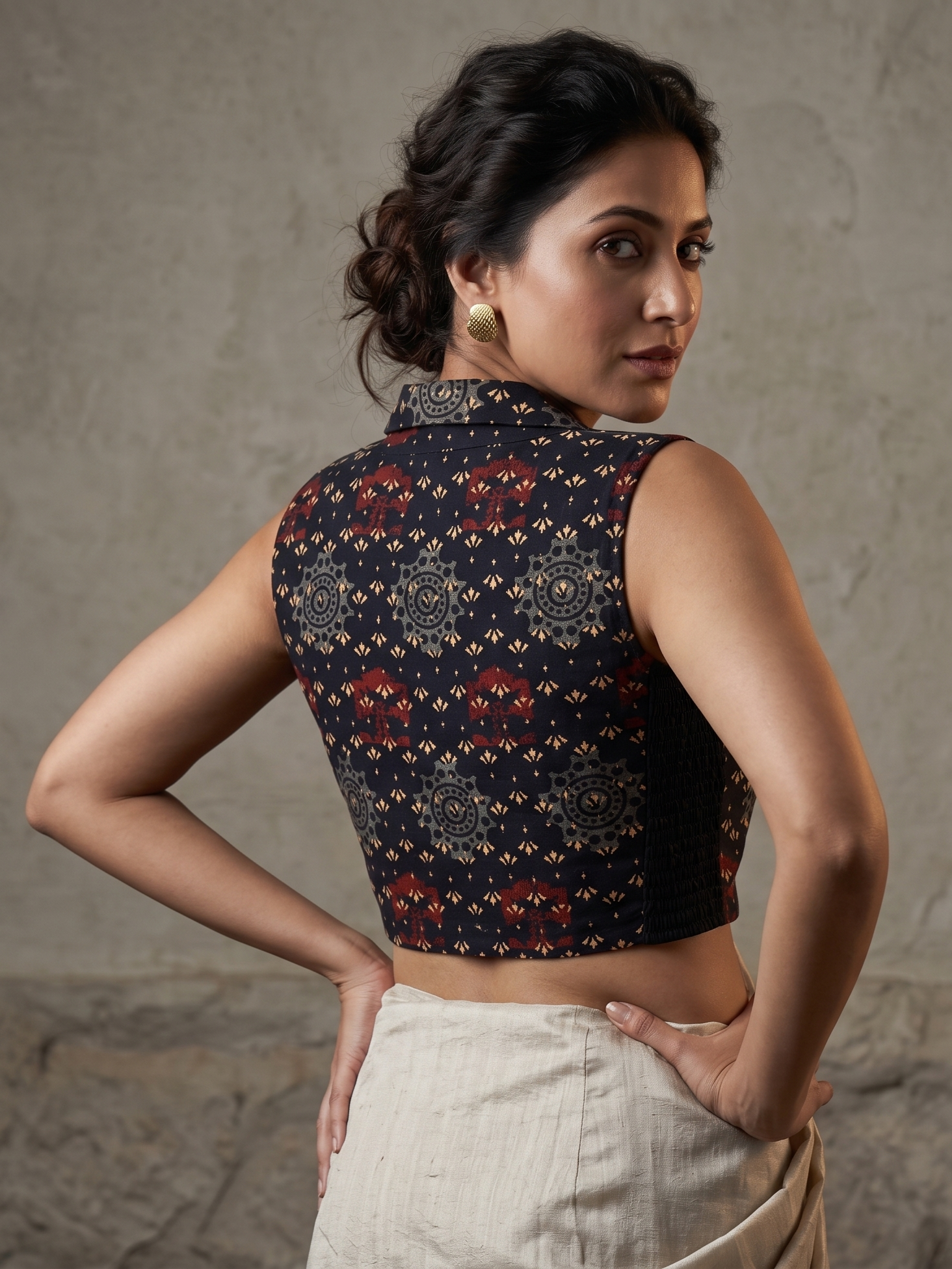 Soft Stretch Premium Cotton Blouse