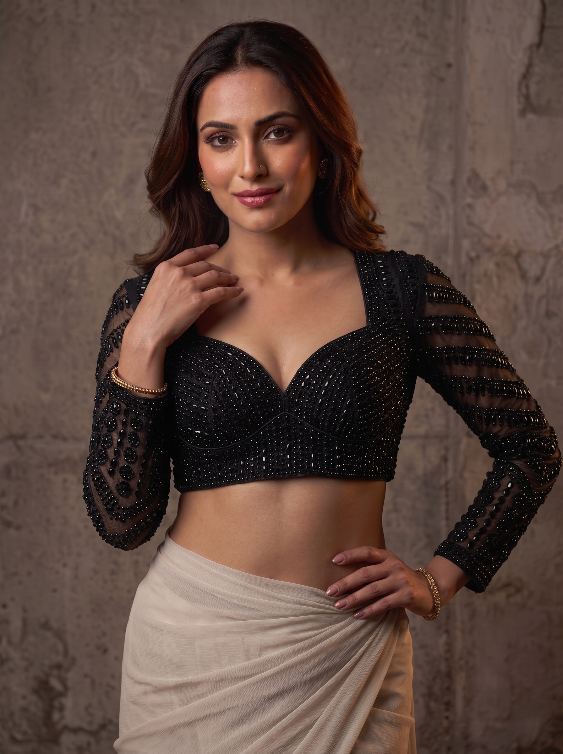 Pearlora Luxe Designer Blouse