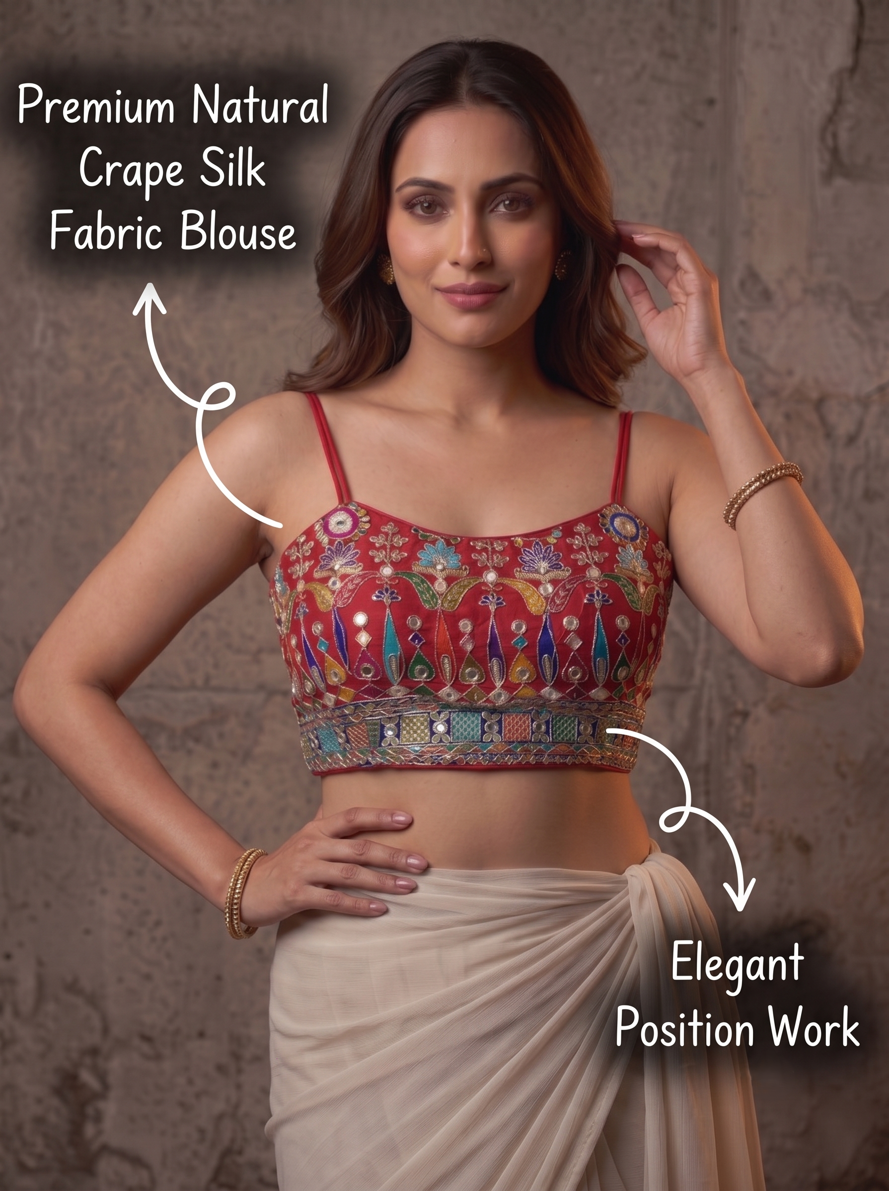 Celeste Strap Backless Blouse