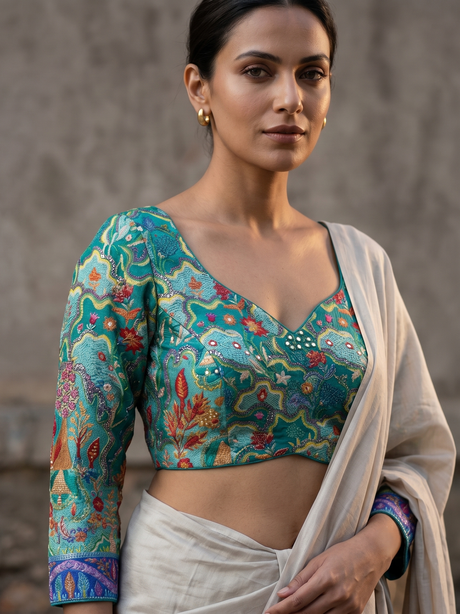 Vintage Noor Blouse