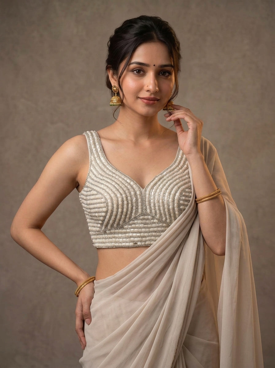 Pearl Elegant Silk Blouse