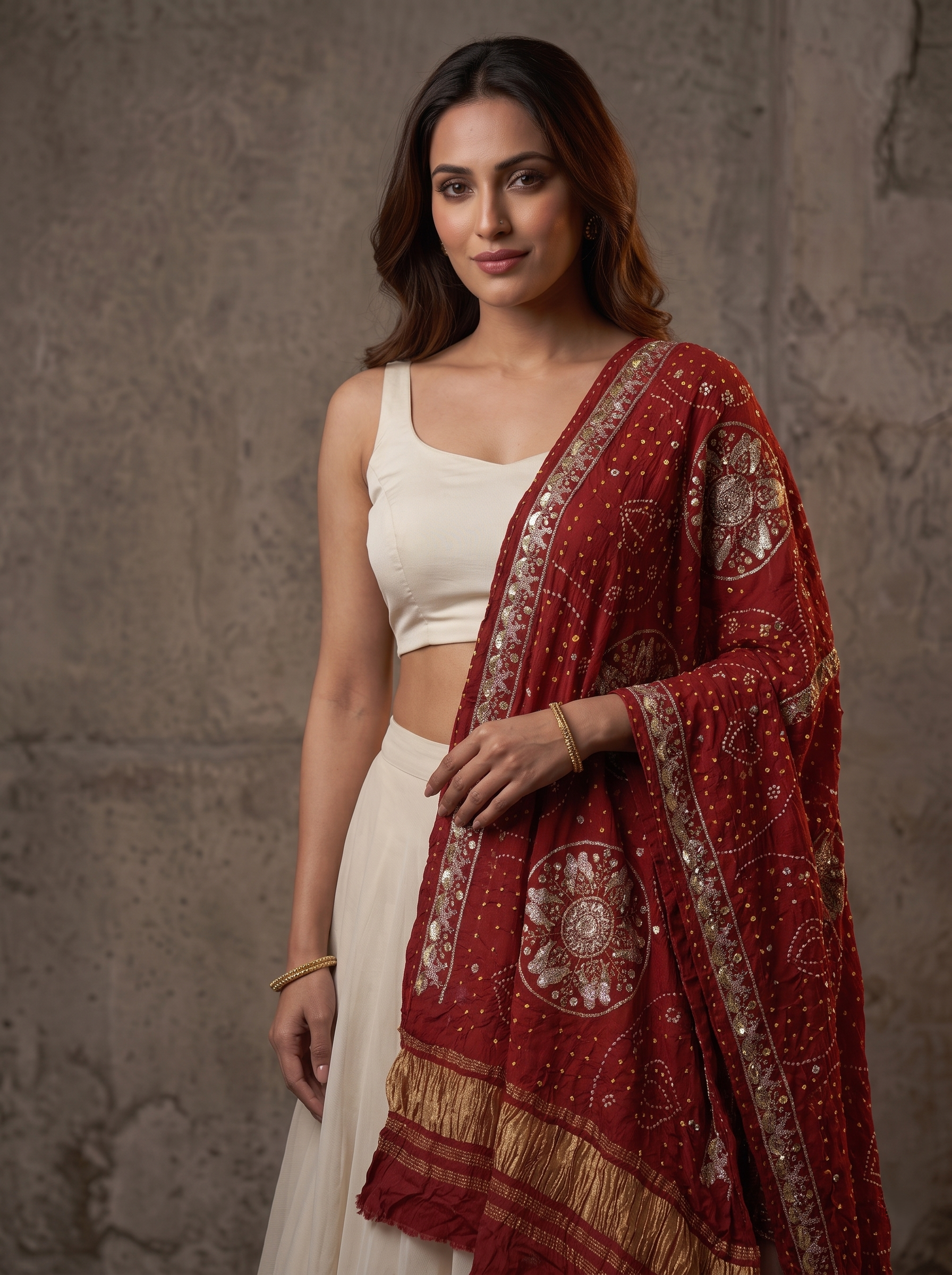 Royal Gajji Silk Dupatta