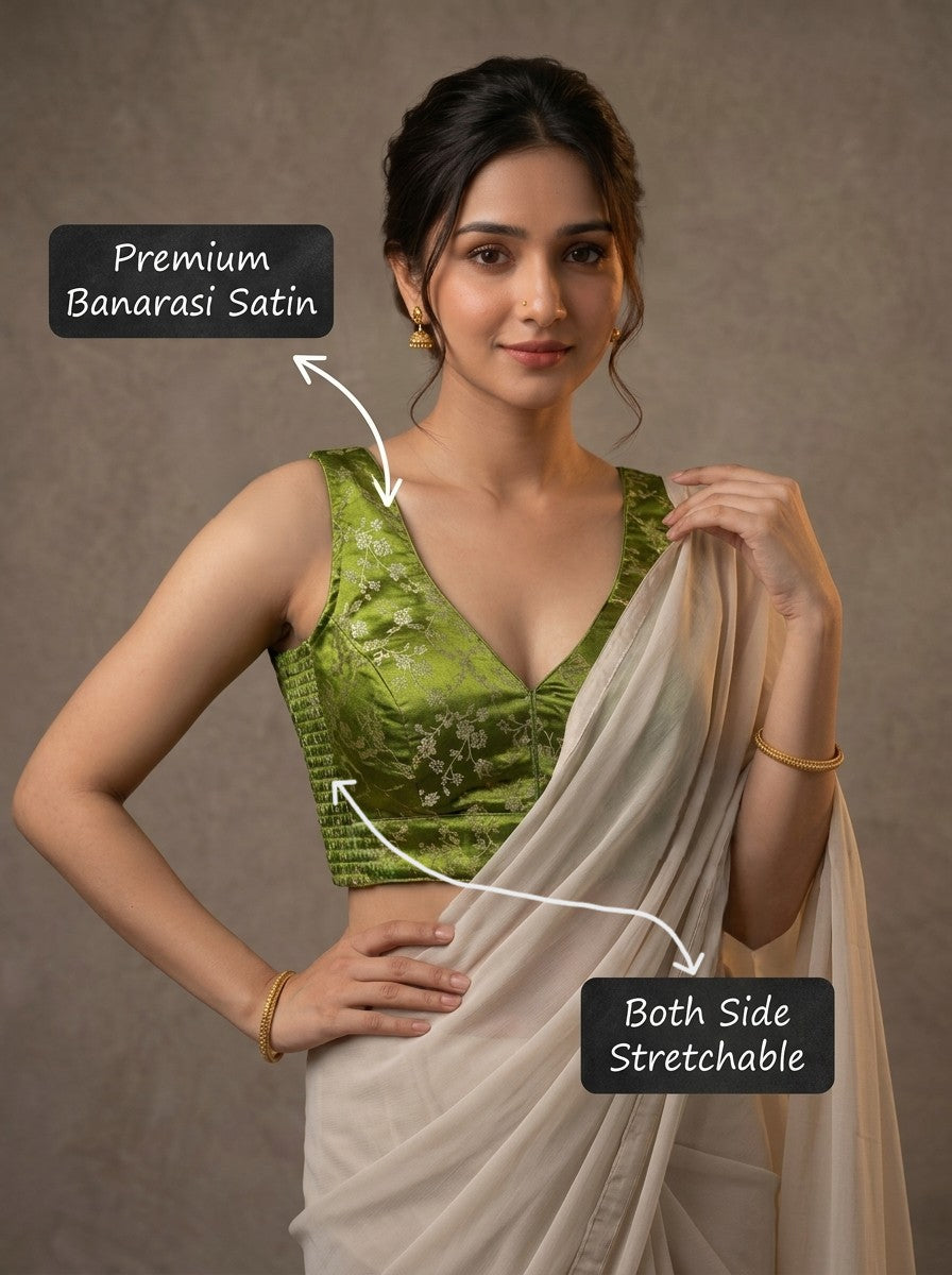 Varnika Banarasi Streachable Blouse