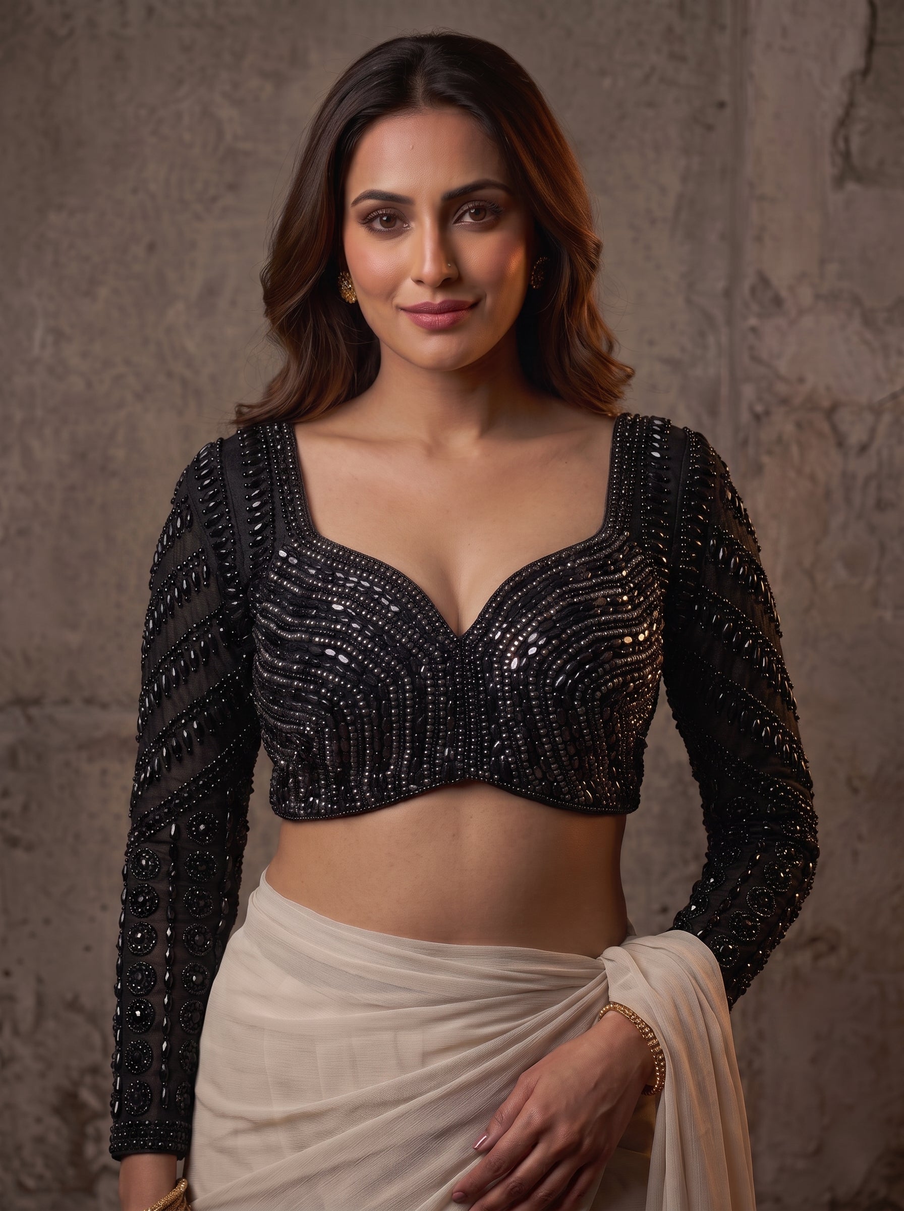 Pearlora Luxe Designer Blouse