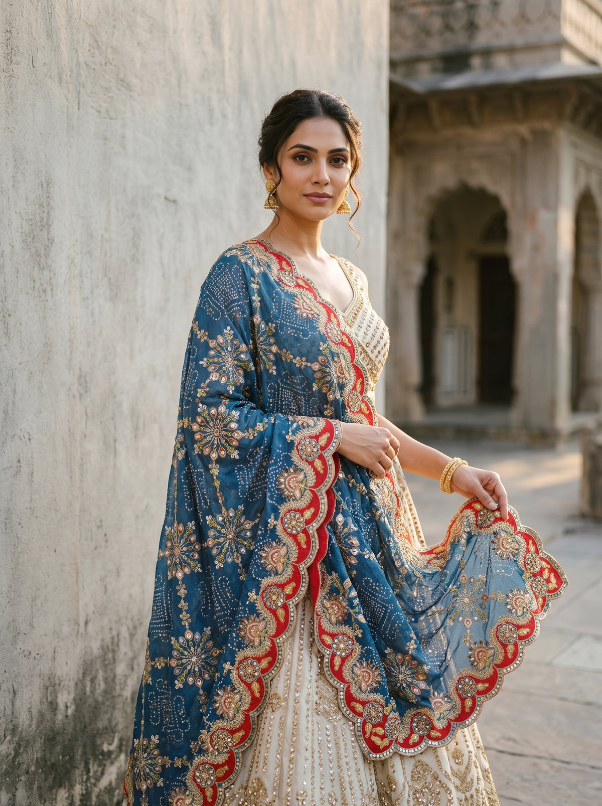 Leher Premium Chinon Dupatta