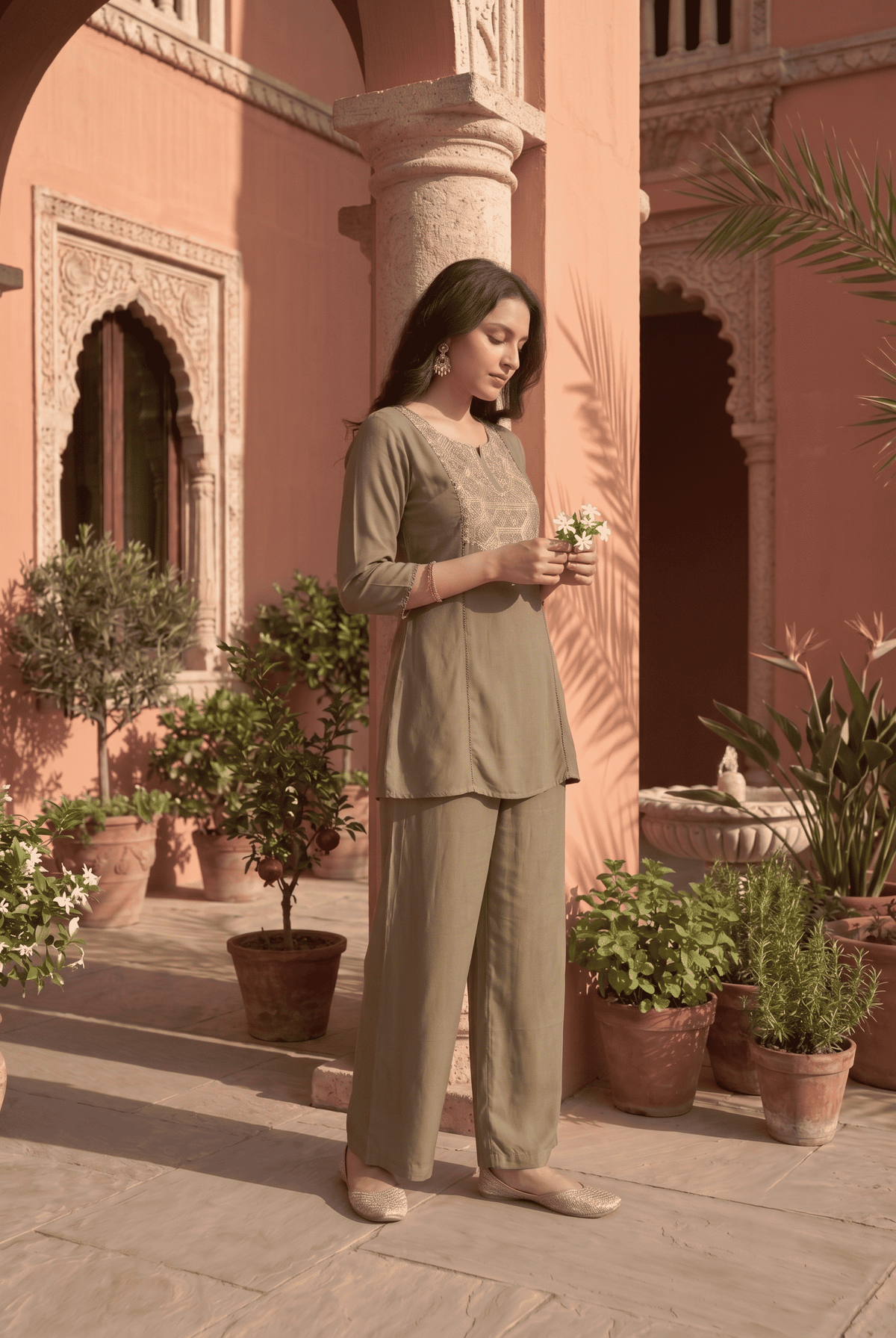 Kiara Embroidered Co-Ord Set