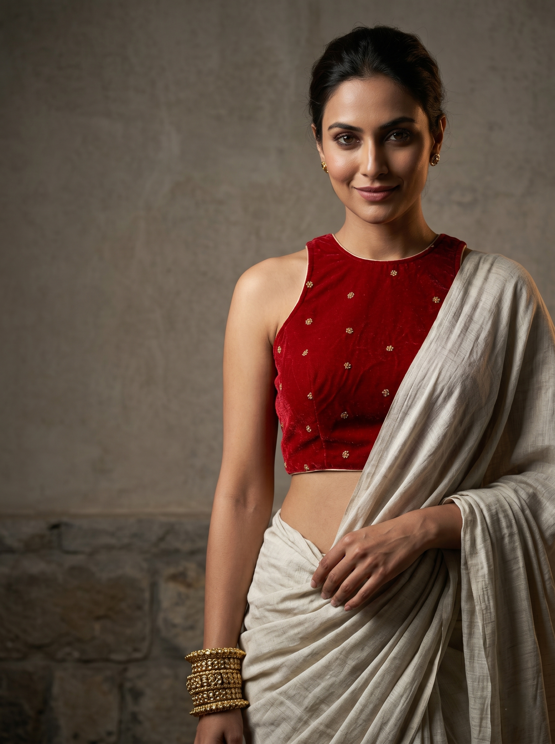 Halter Neck-Velvet