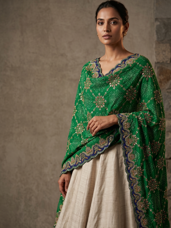 Leher Premium Chinon Dupatta