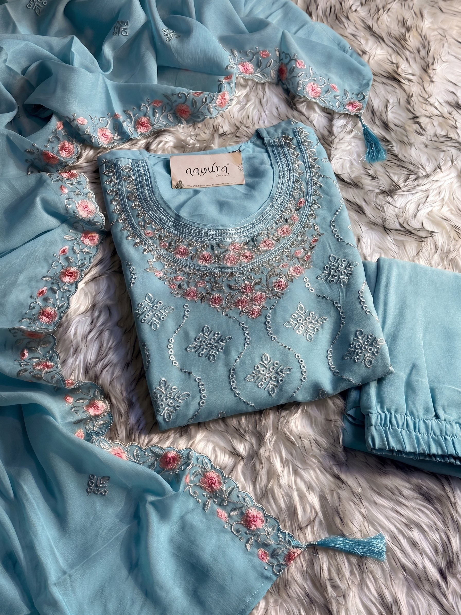 Eira Festive Palazzo Sharara Set