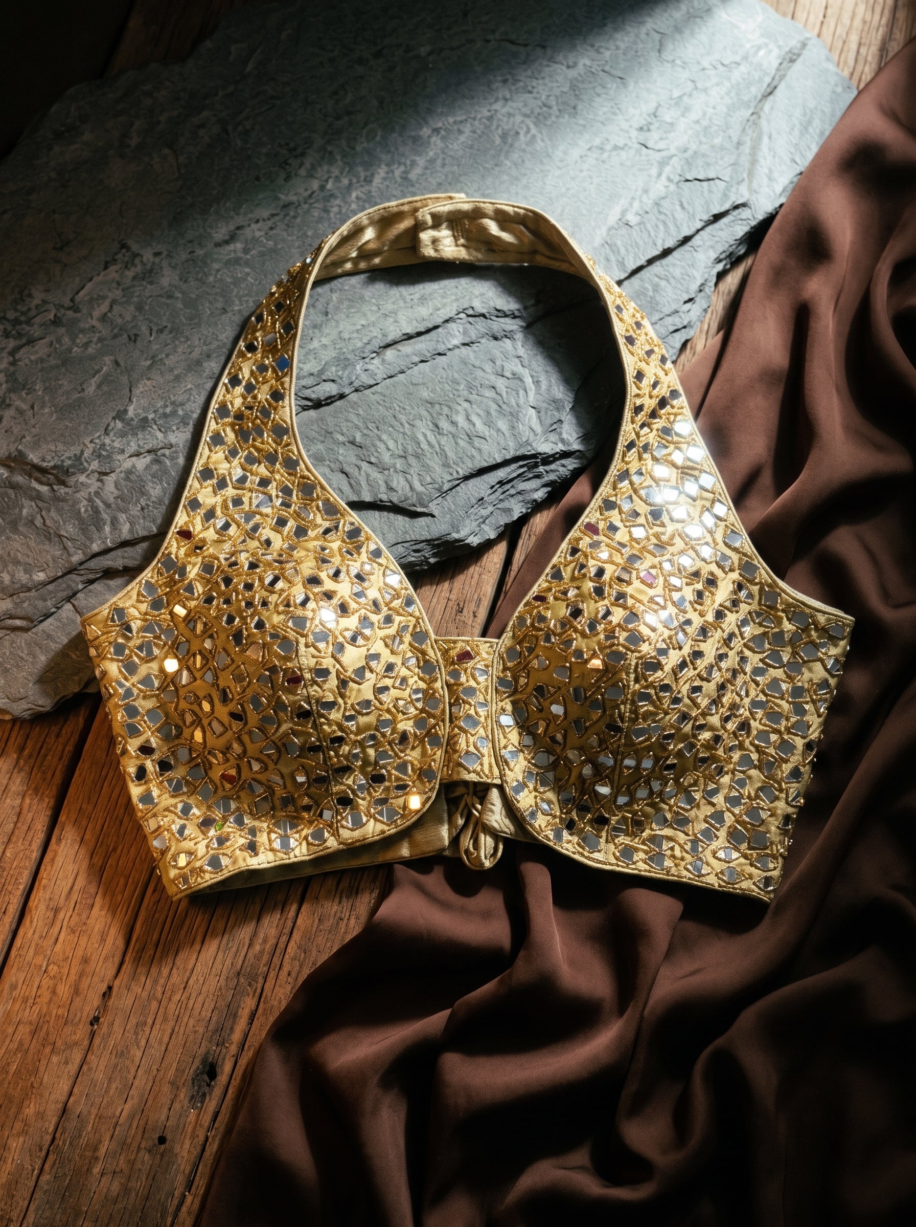 Mirror Muse Halter Blouse