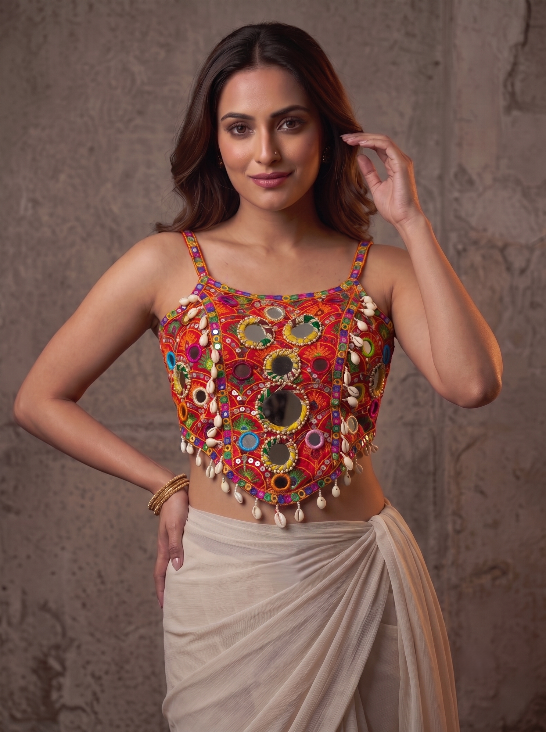 Jhalak Navratri Mirror Blouse