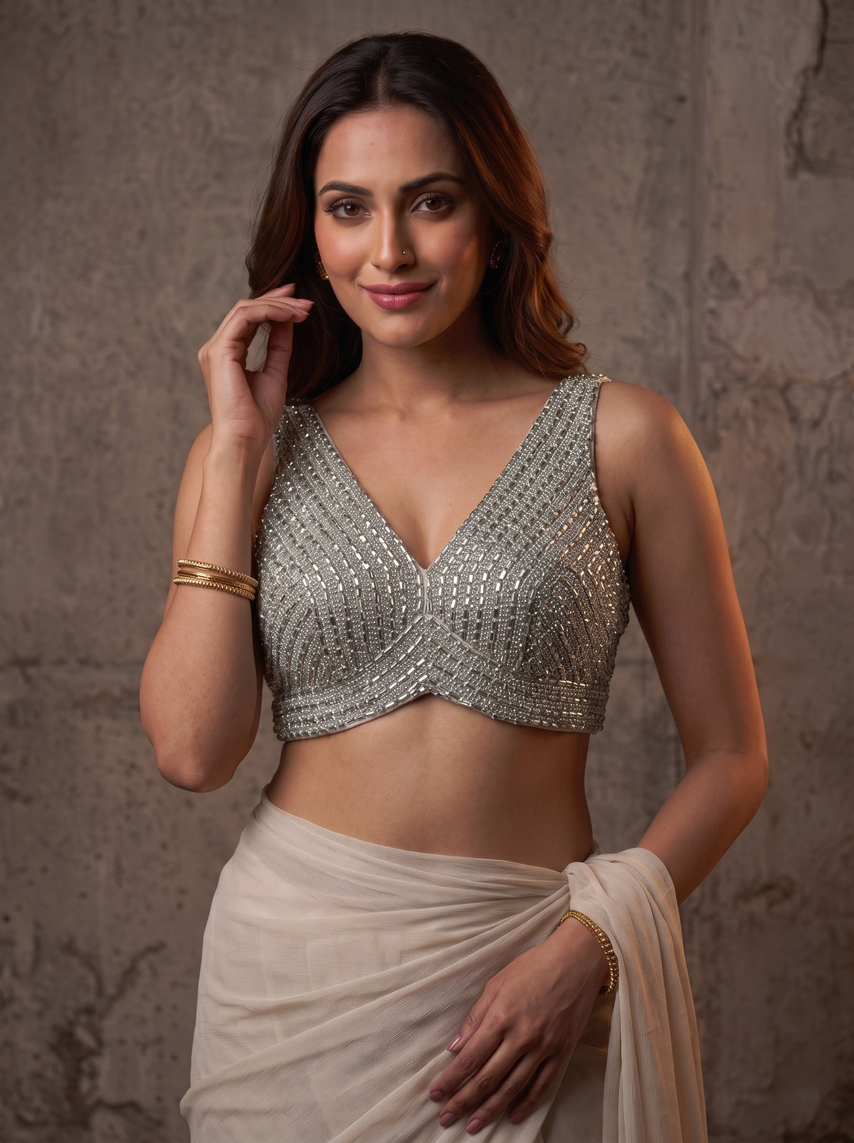 Kiara Luxe Pearl Blouse