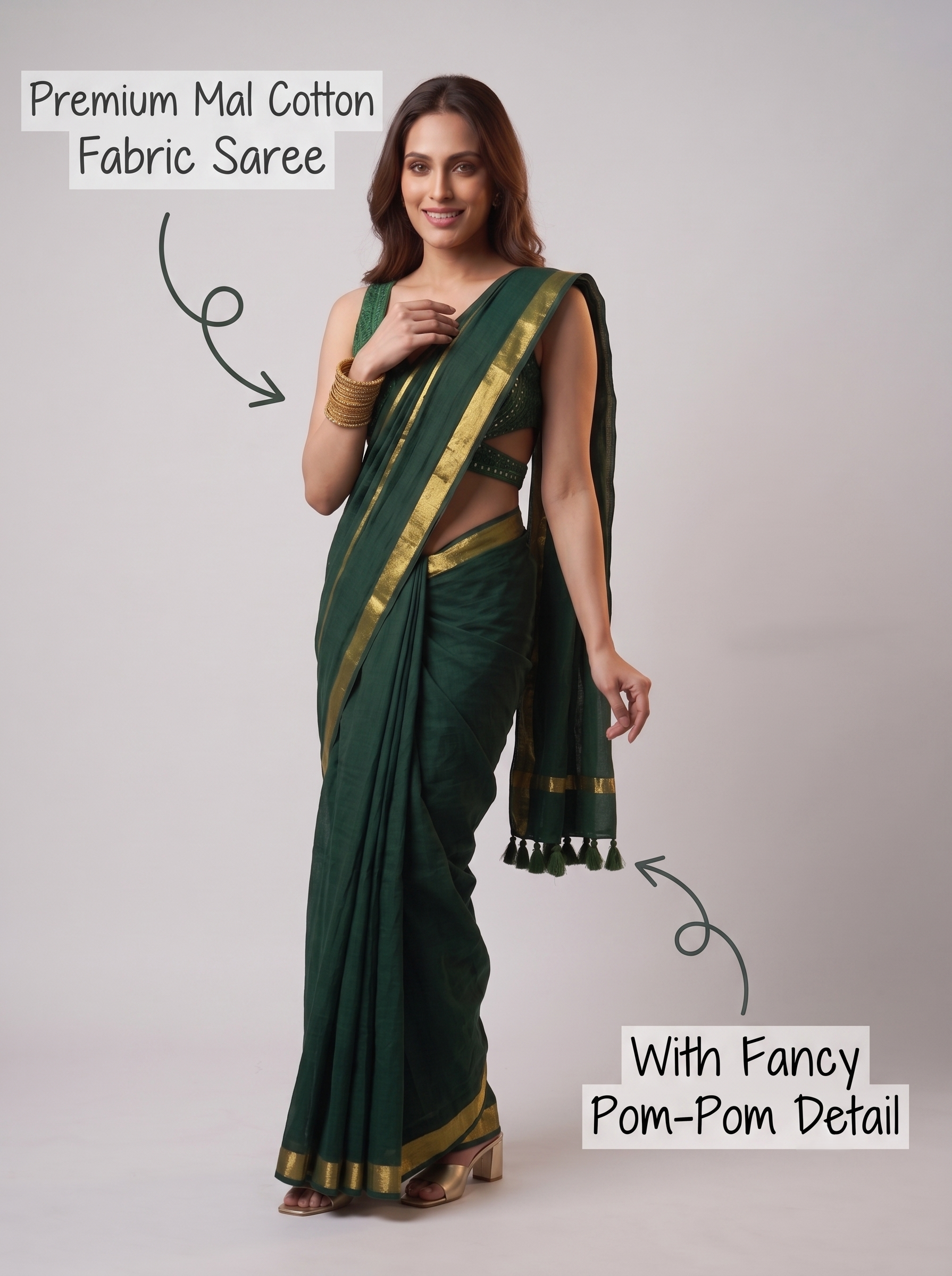 Anaya Mal Cotton Saree