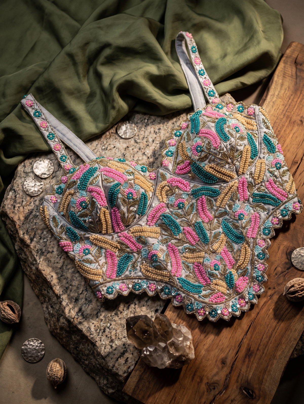 Opulent Handcrafted Designer Coord Set