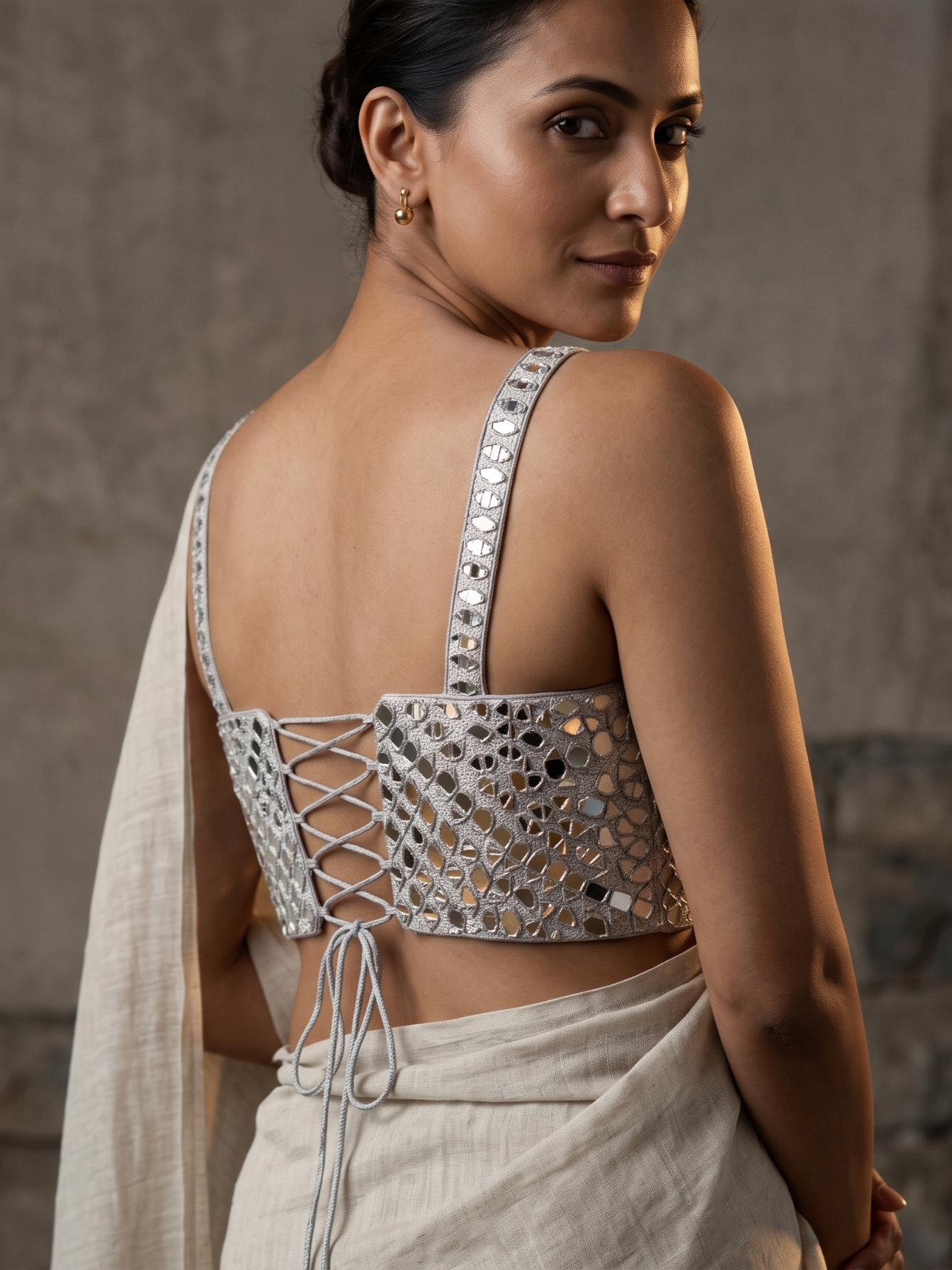 Chandrika Mirror Blouse