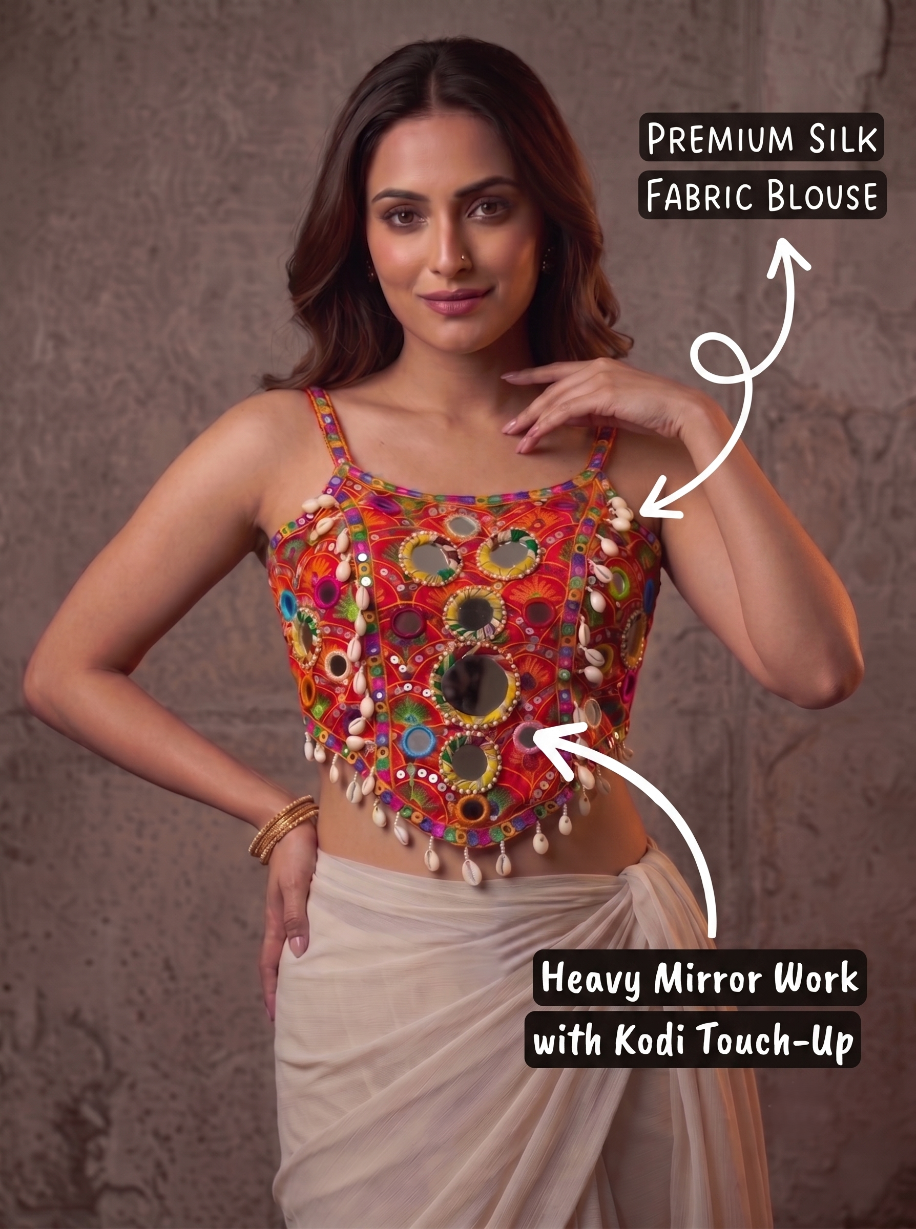 Jhalak Navratri Mirror Blouse