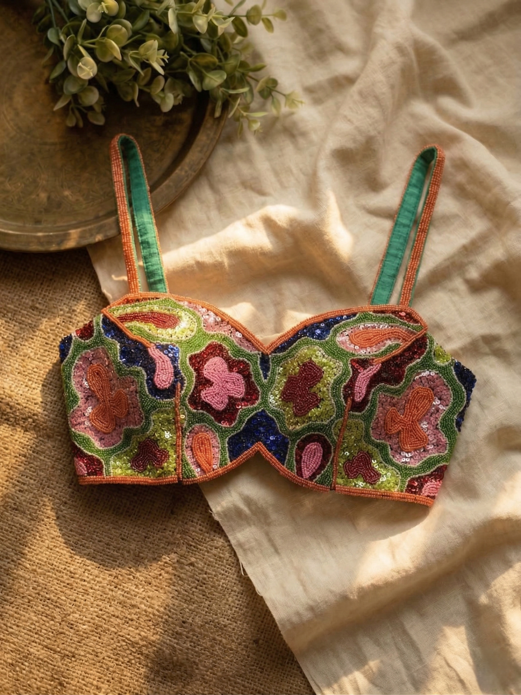 Grace Silk Handcrafted Designer Blouse