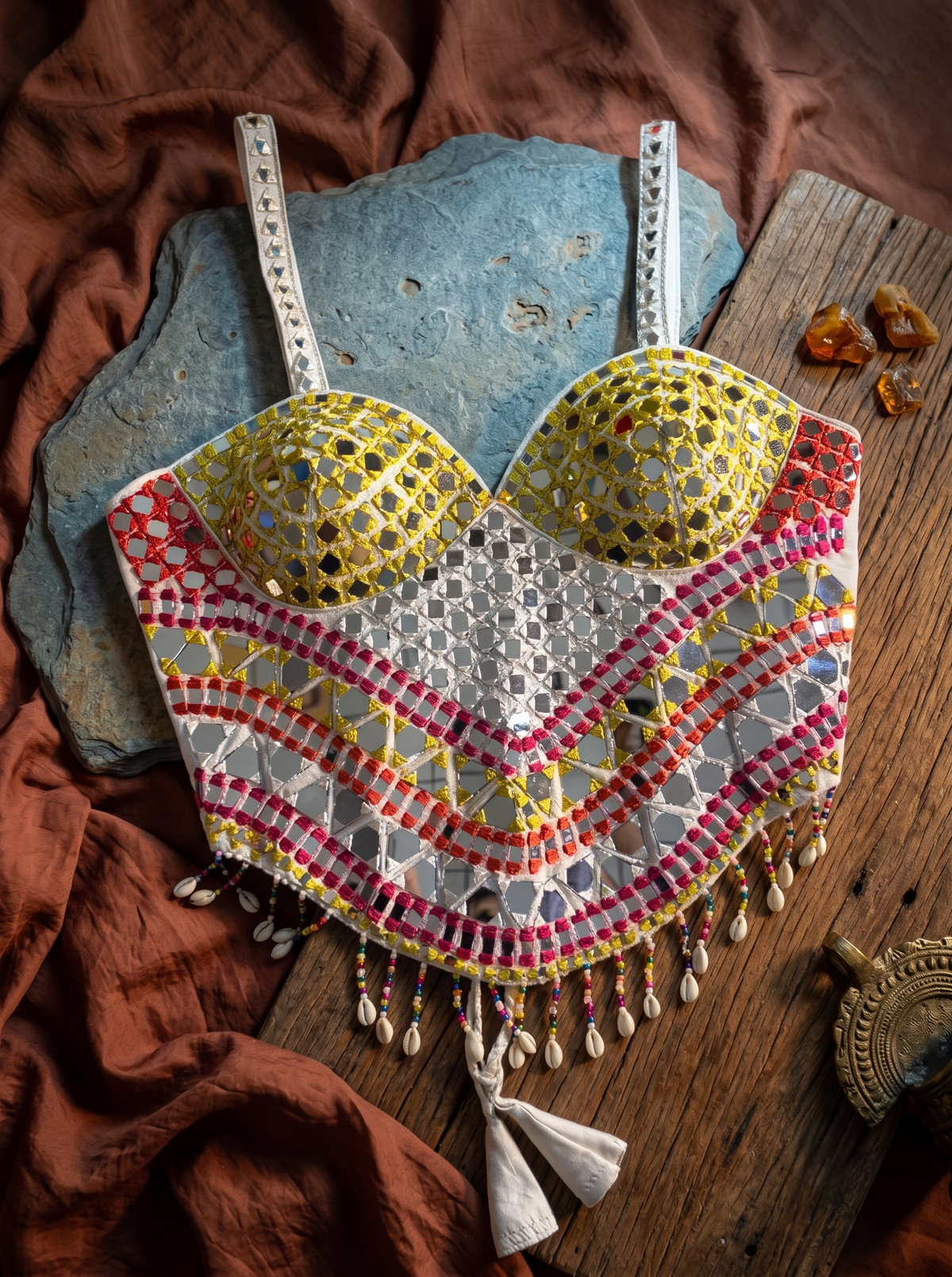 Shanaya Mirrorwork Shell Blouse