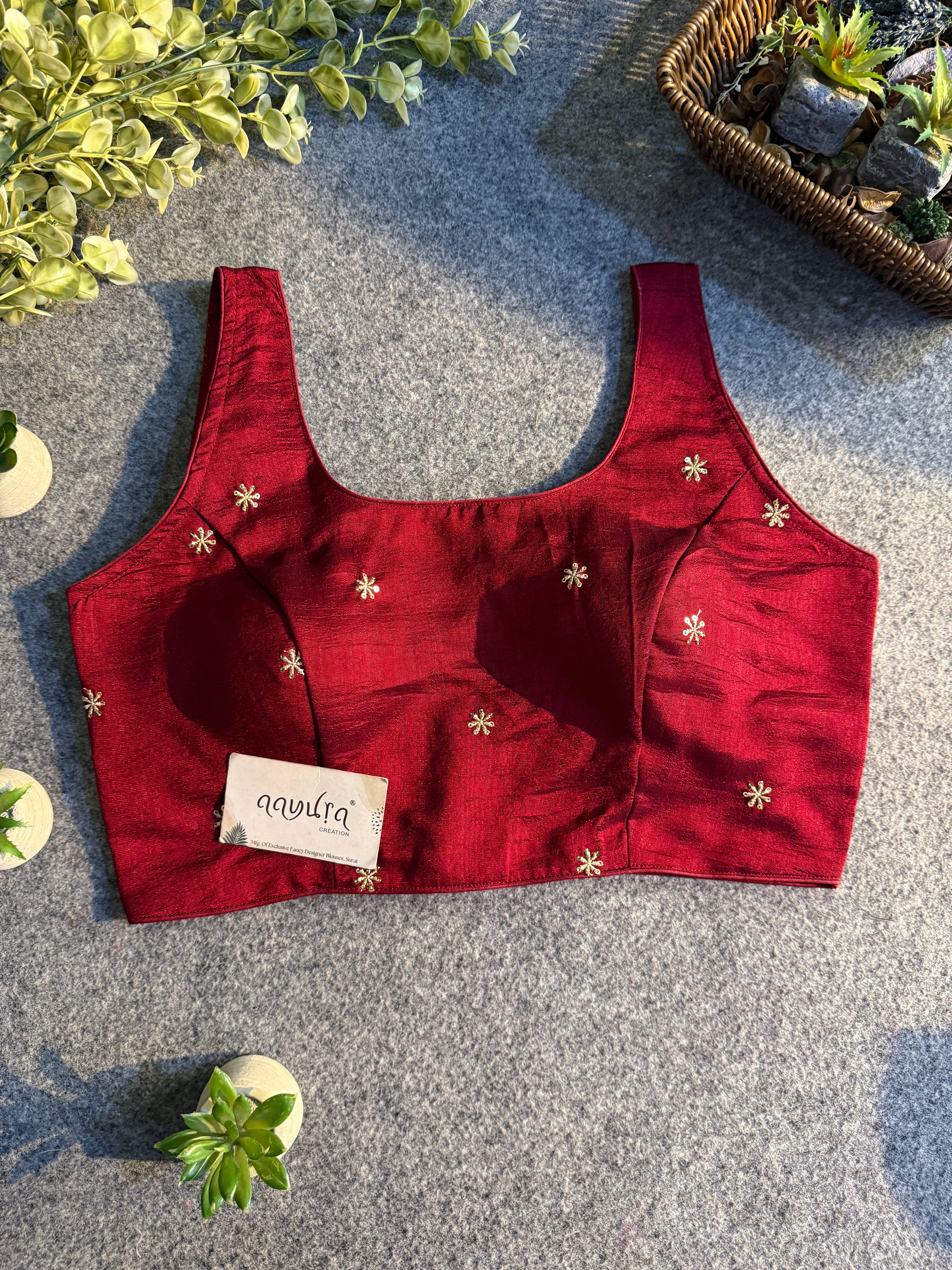 Signature Vichitra Blouse