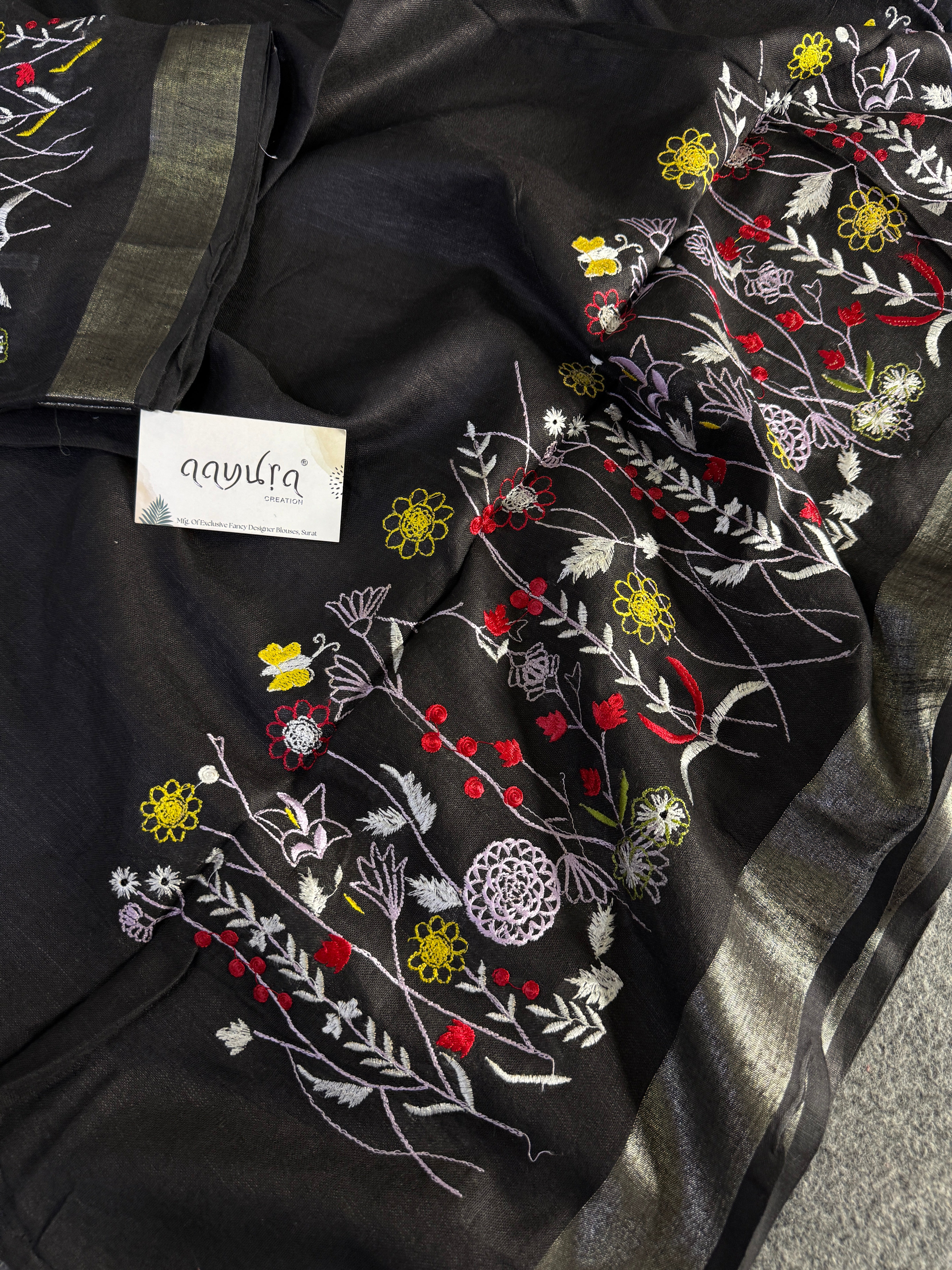 Classic Linen Charm Saree