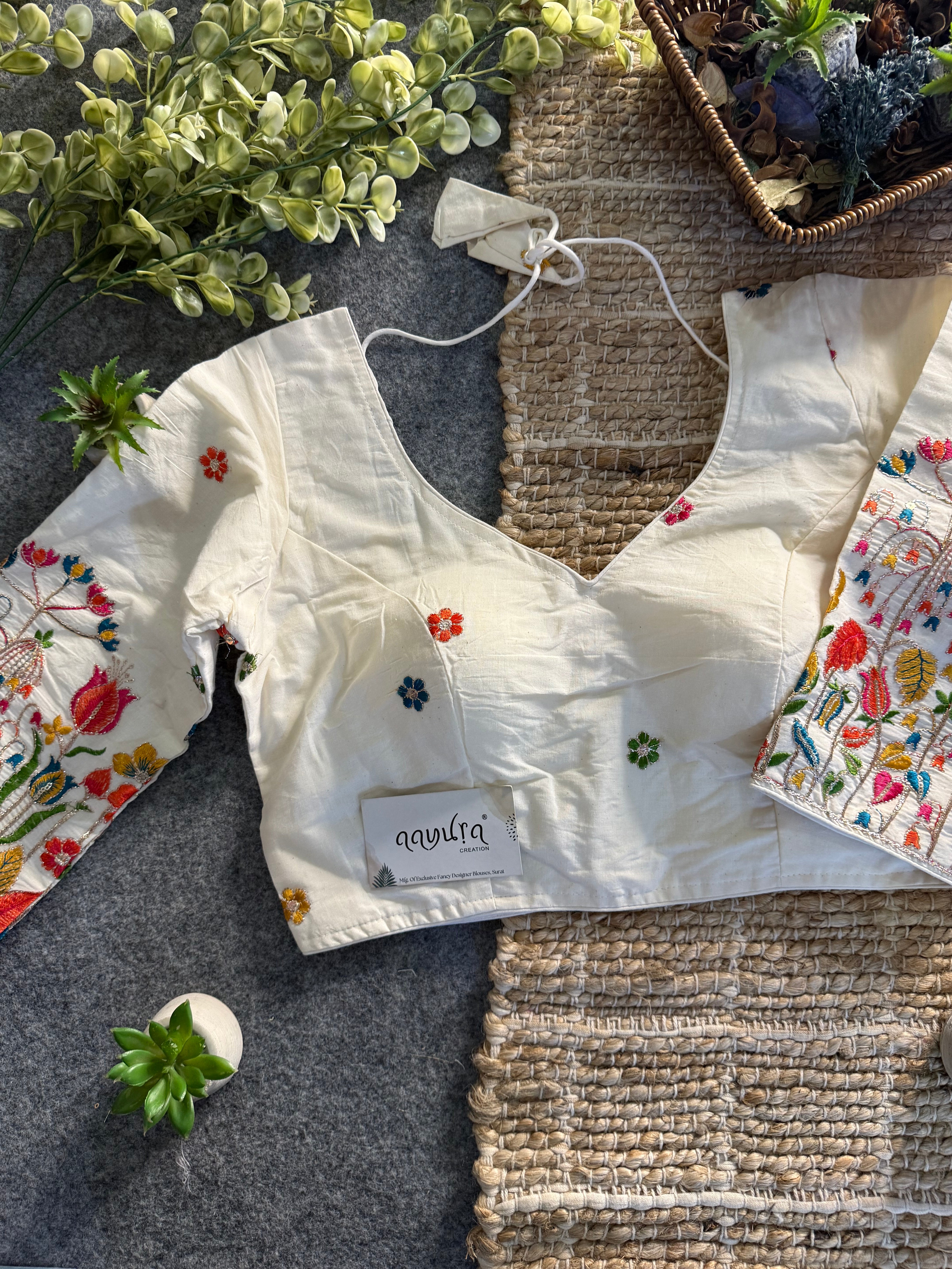 Embroidery Cotton Blouse