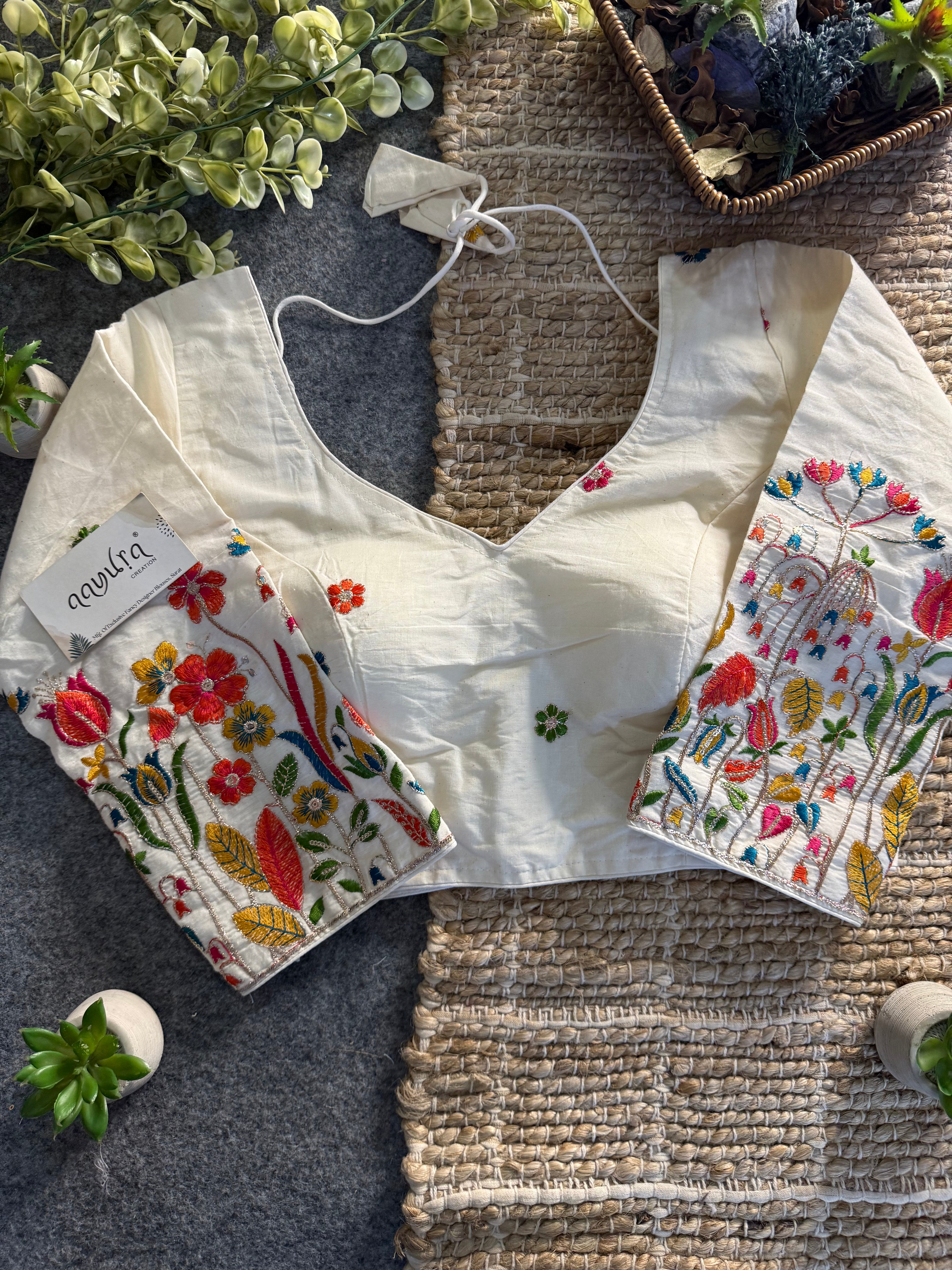 Embroidery Cotton Blouse