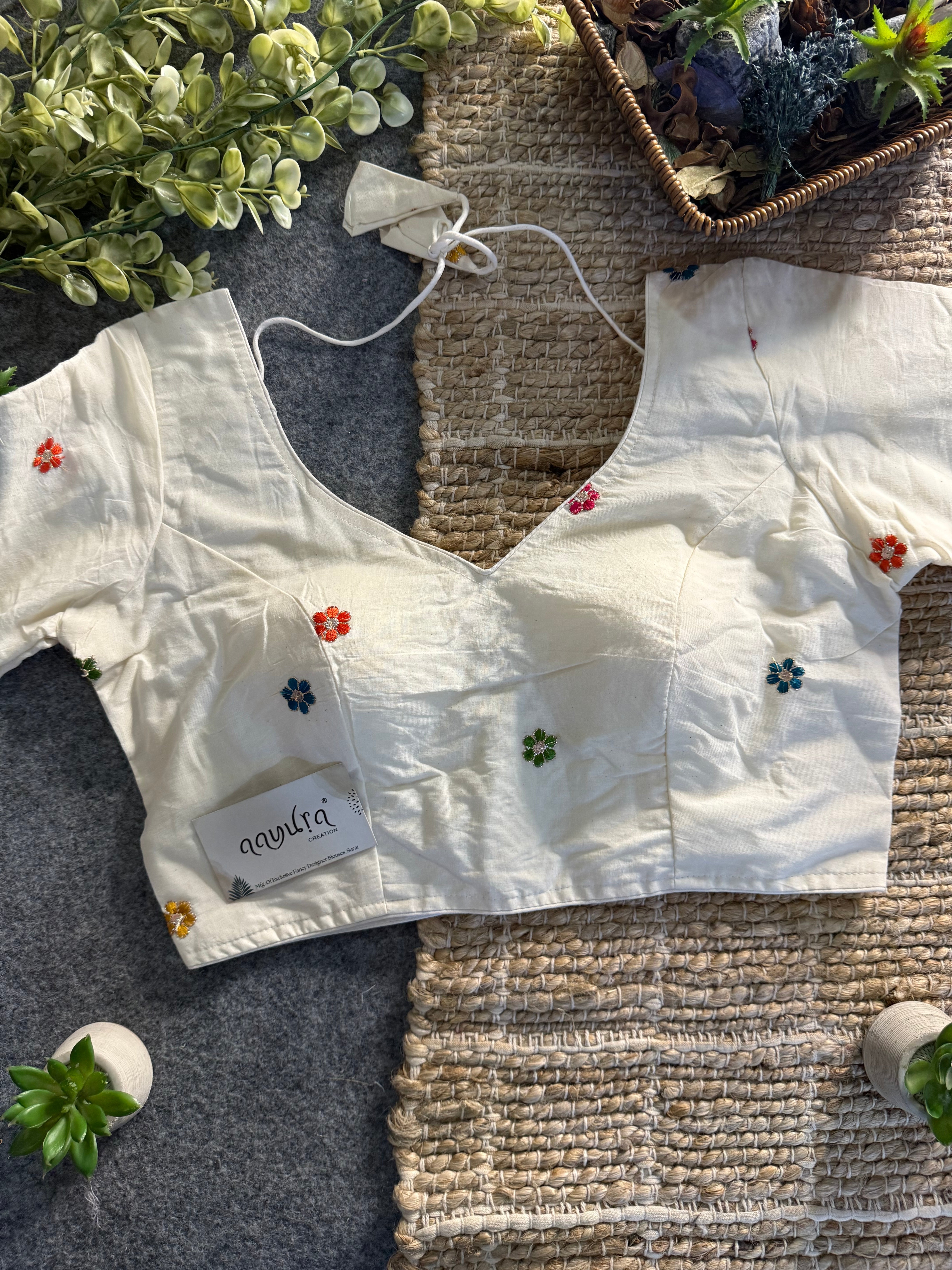 Embroidery Cotton Blouse