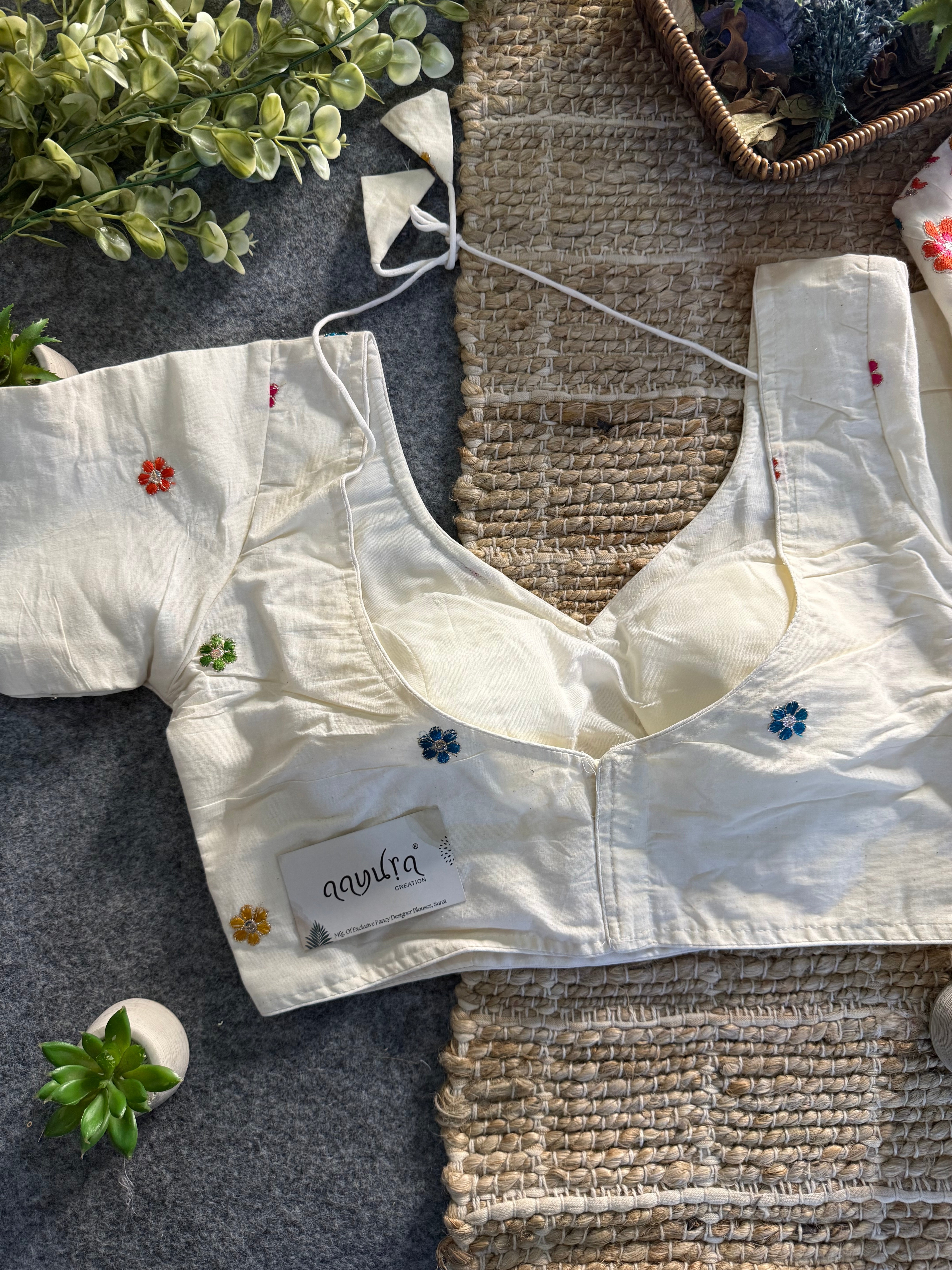 Embroidery Cotton Blouse