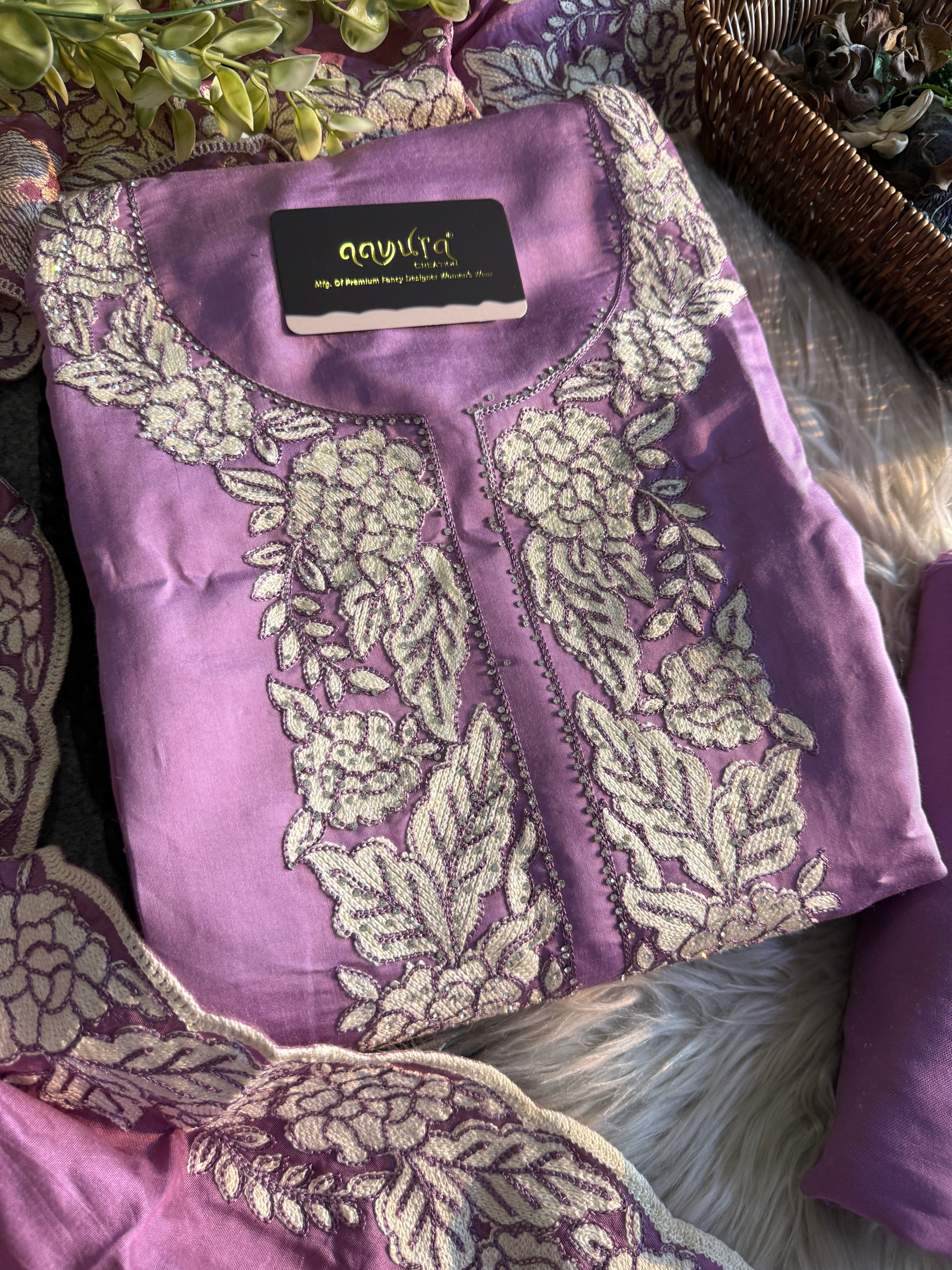 Festive Roman Silk Suit