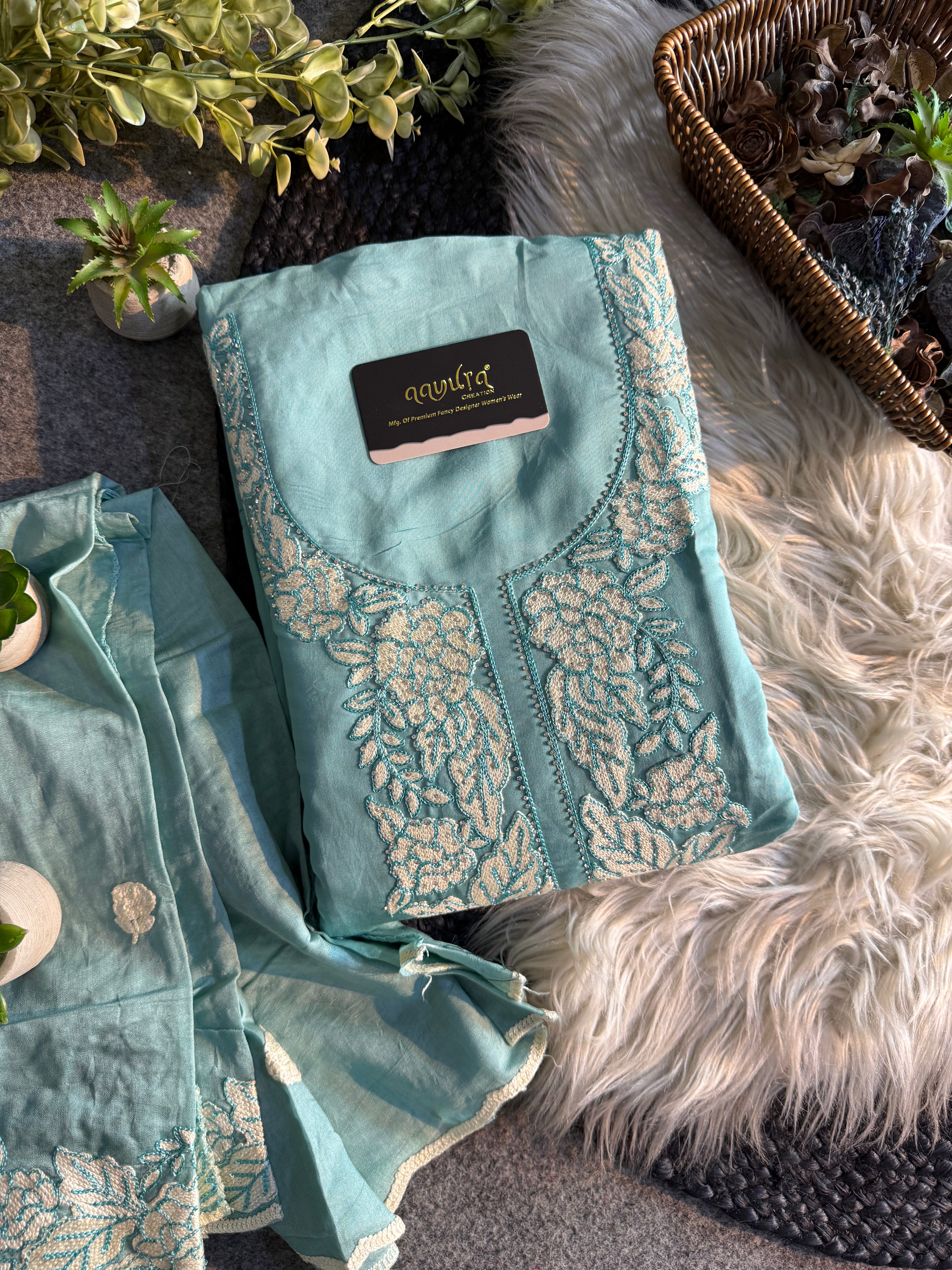 Festive Roman Silk Suit