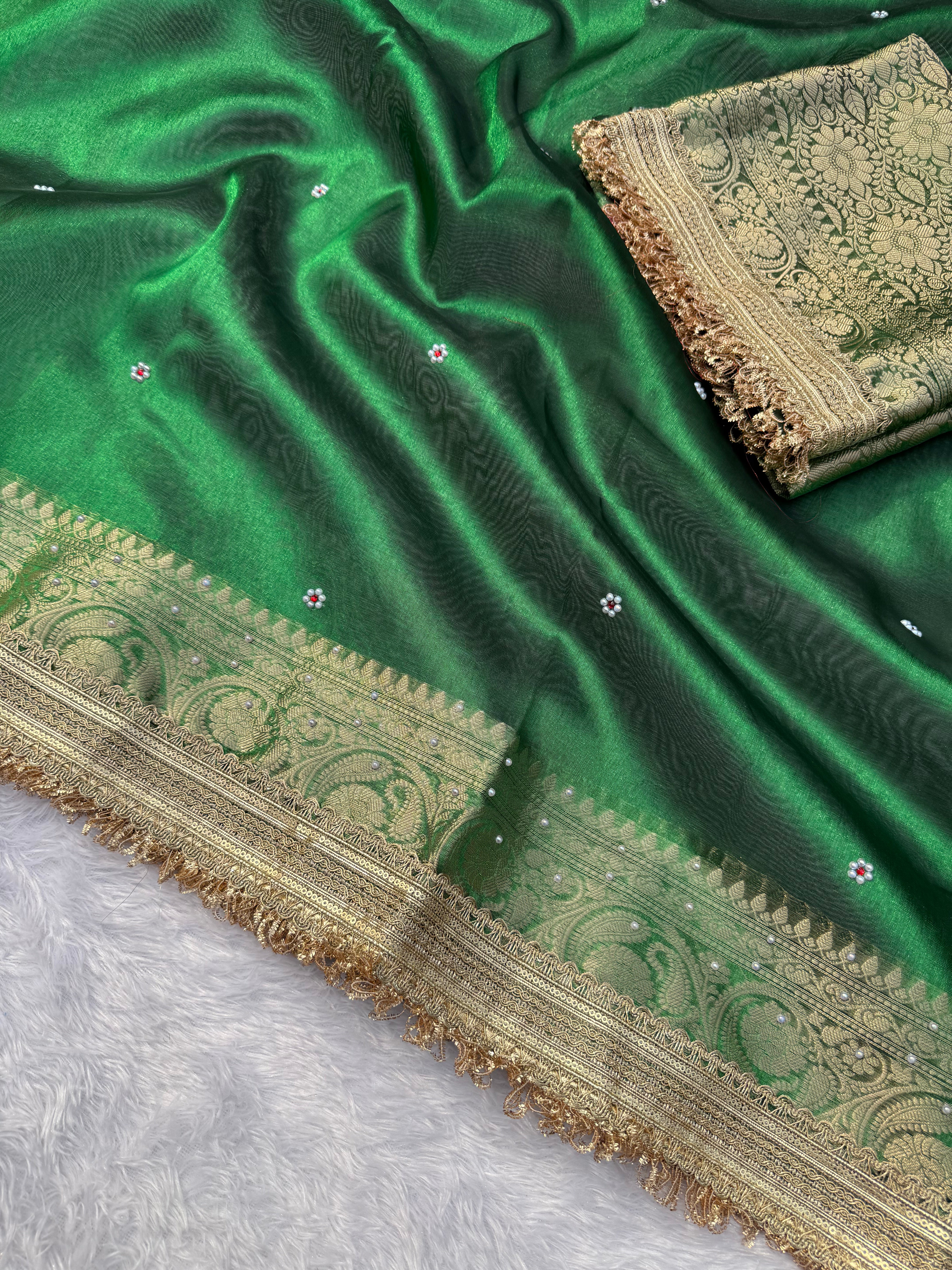 Maharani Tissue Saree