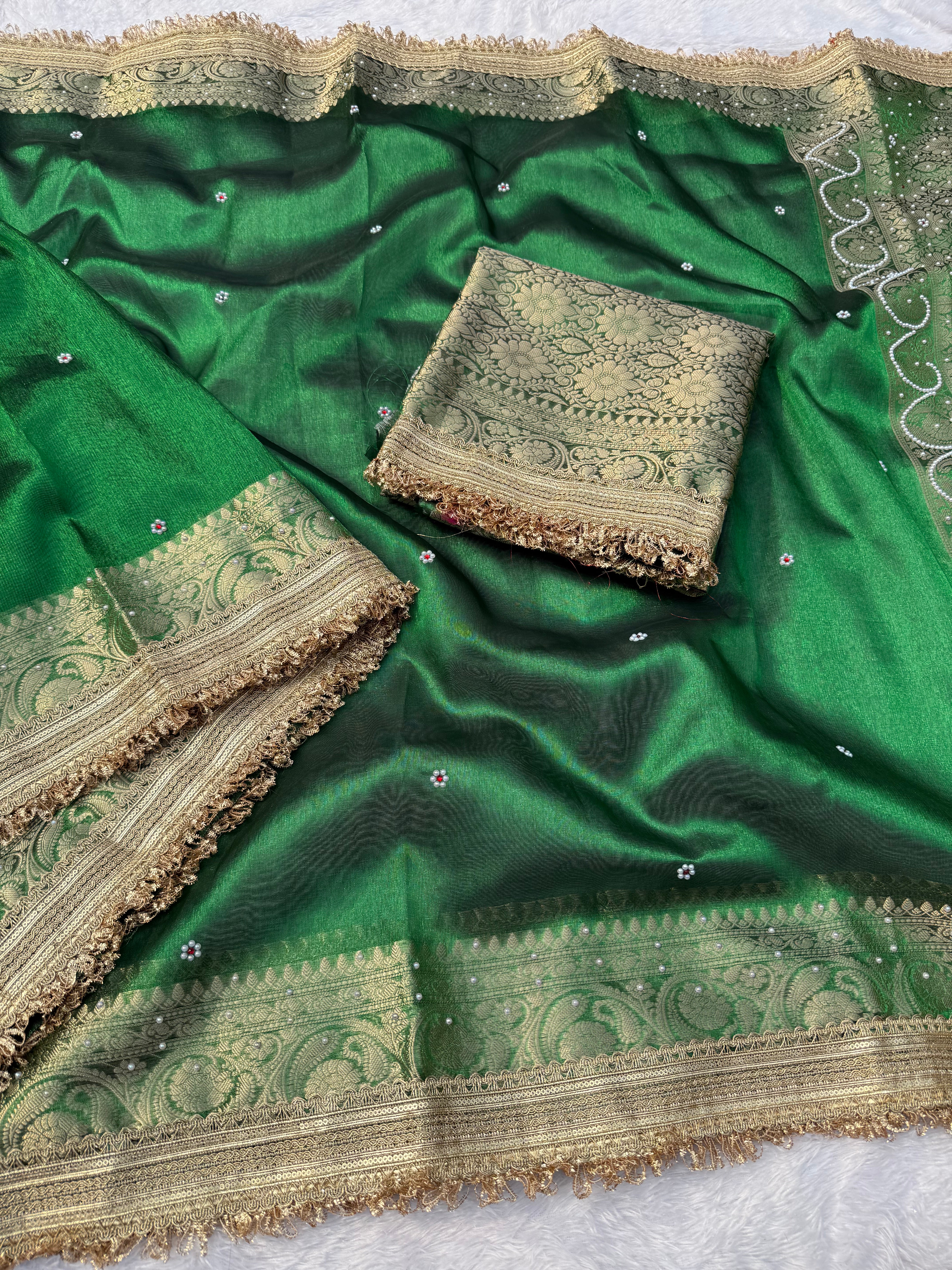 Maharani Tissue Saree