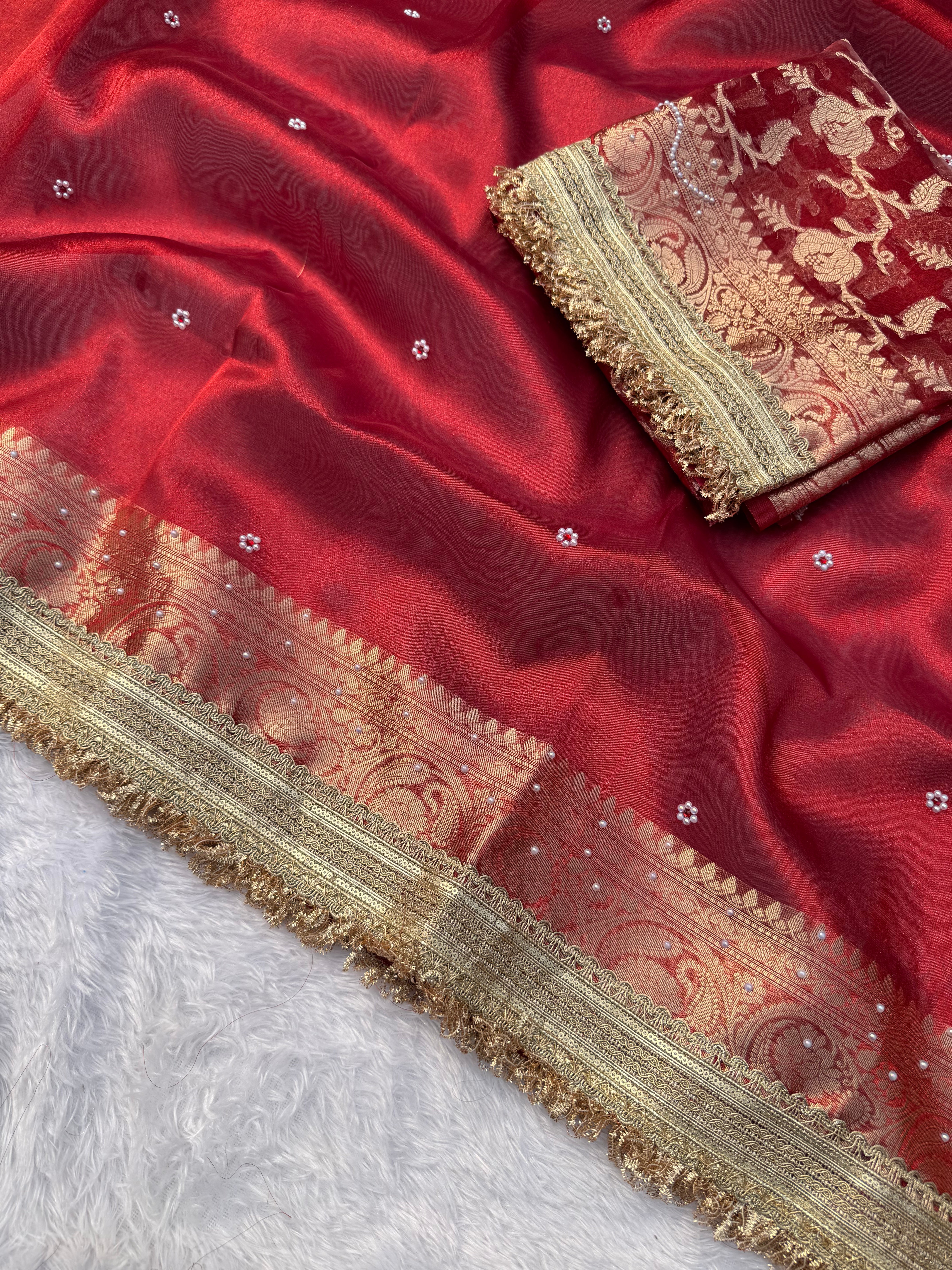 Maharani Tissue Saree