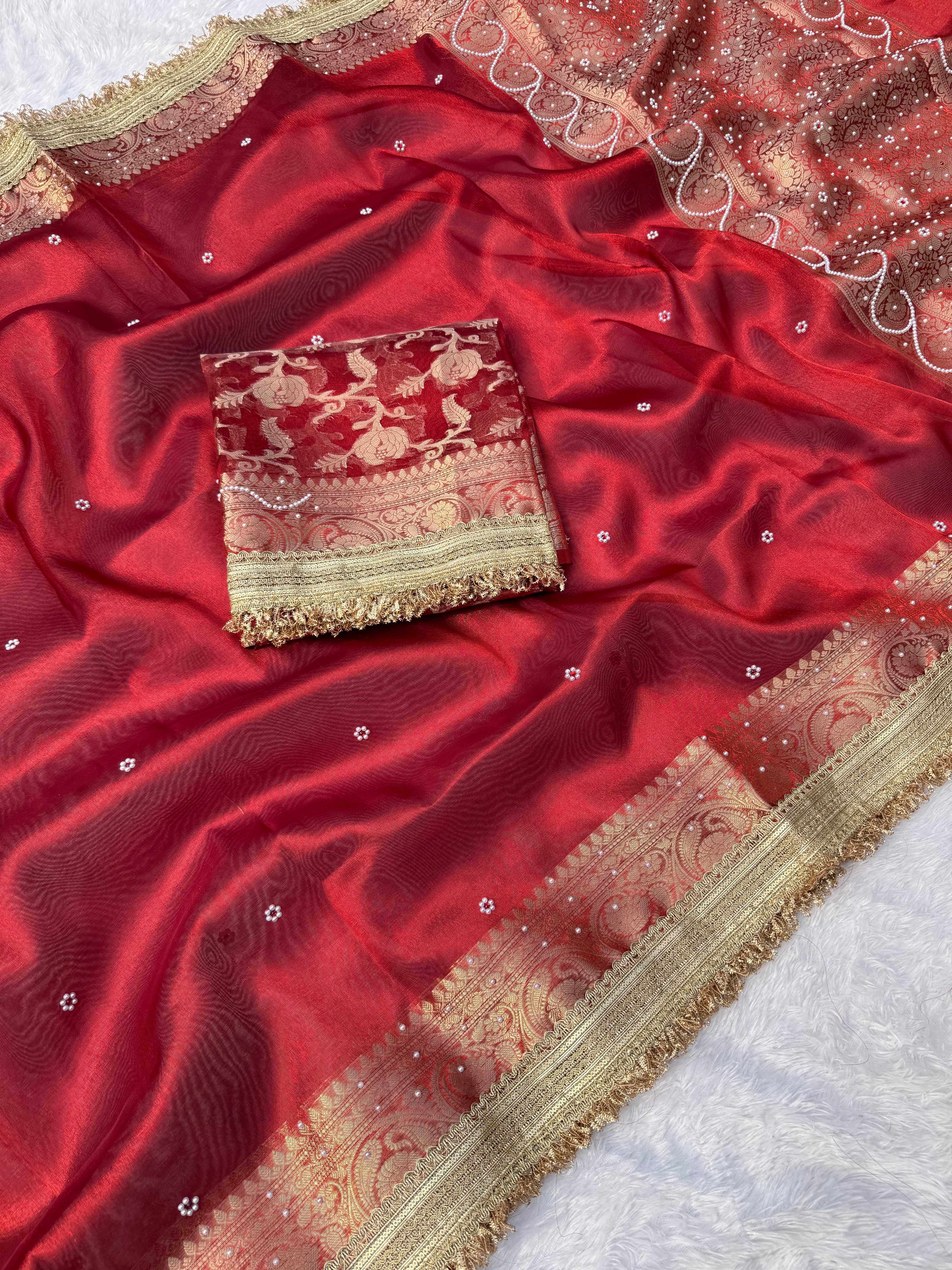 Maharani Tissue Saree