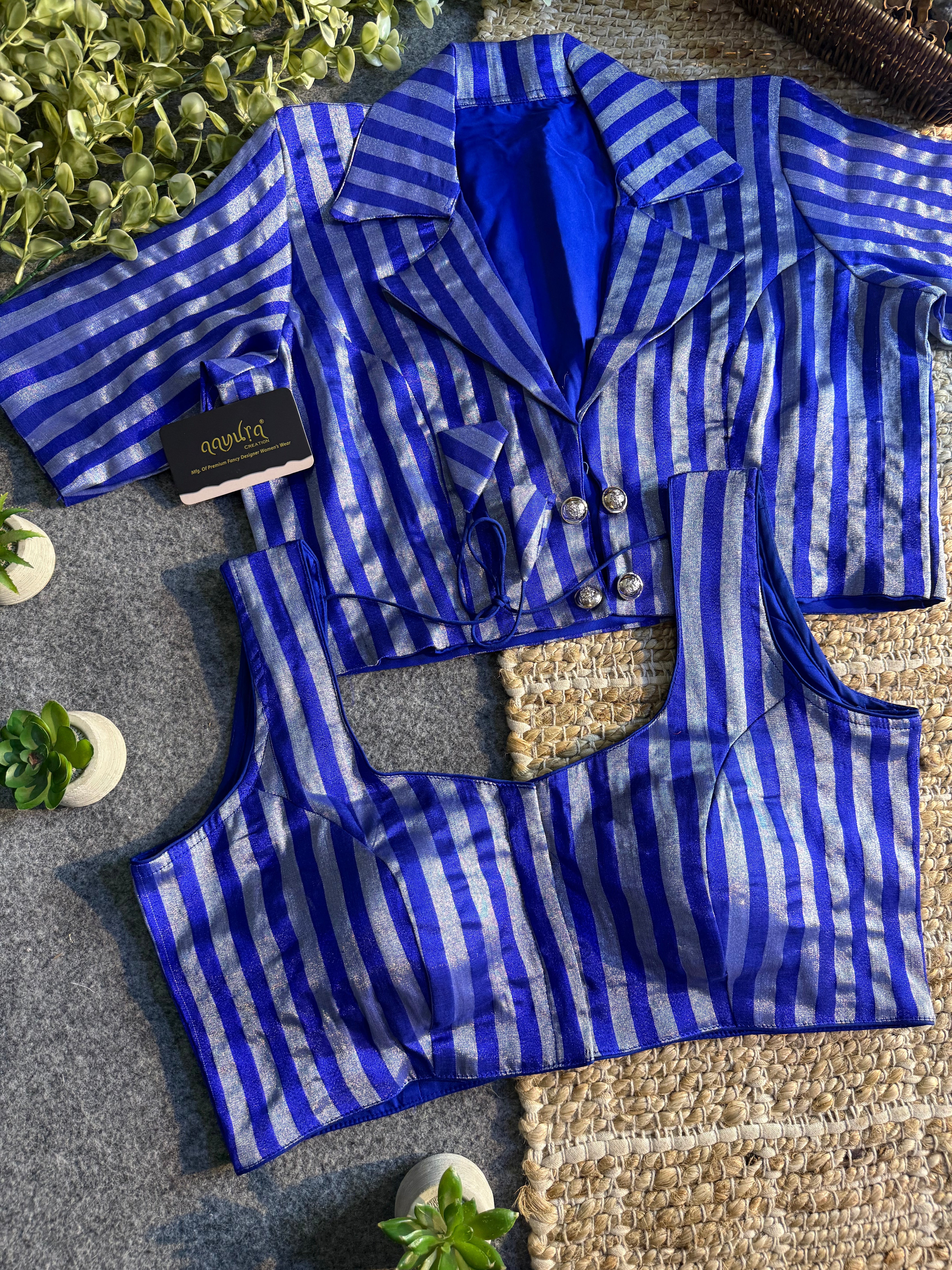 Varnika Premium South Silk Jacket Blouse