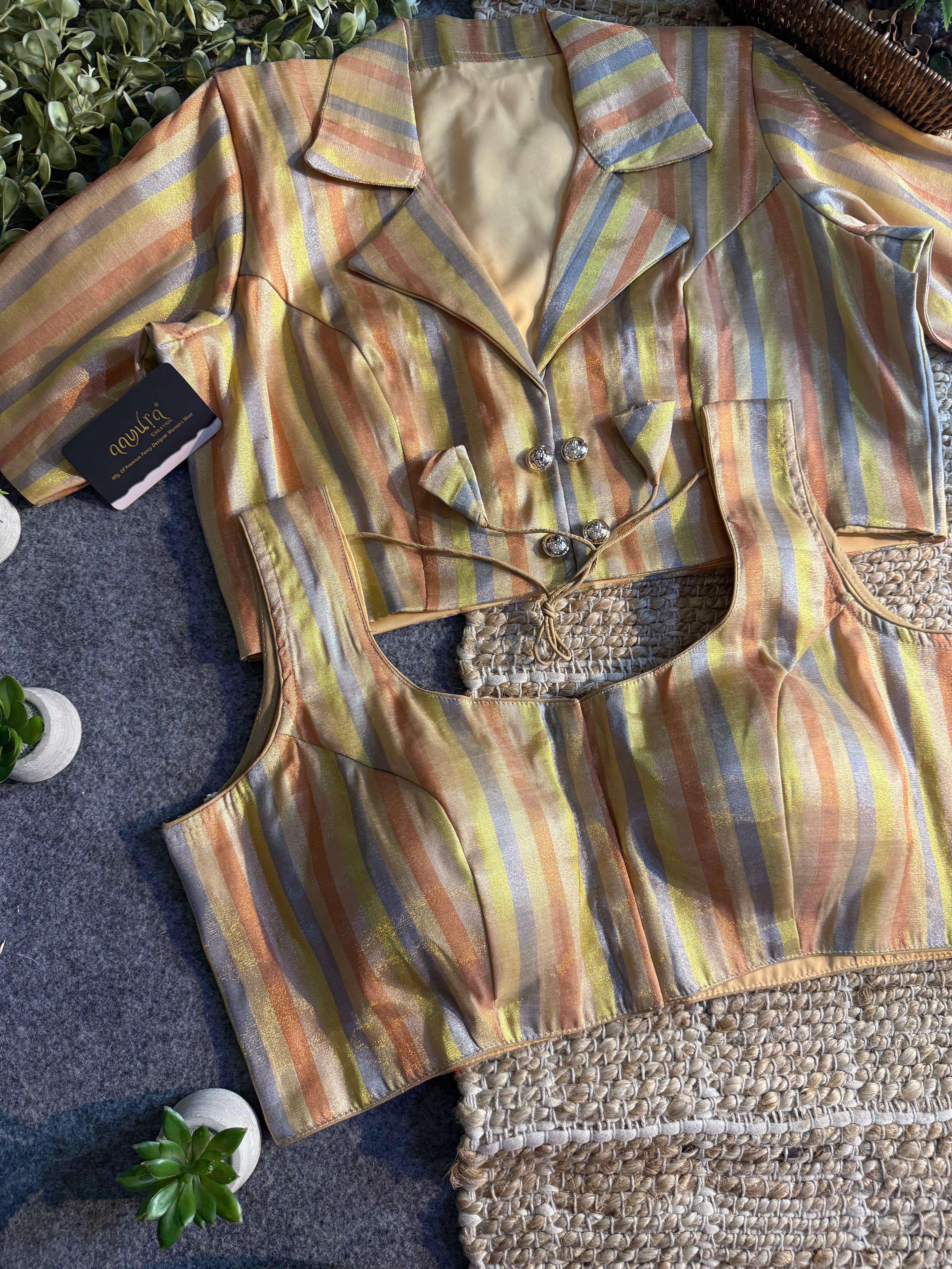 Varnika Premium South Silk Jacket Blouse