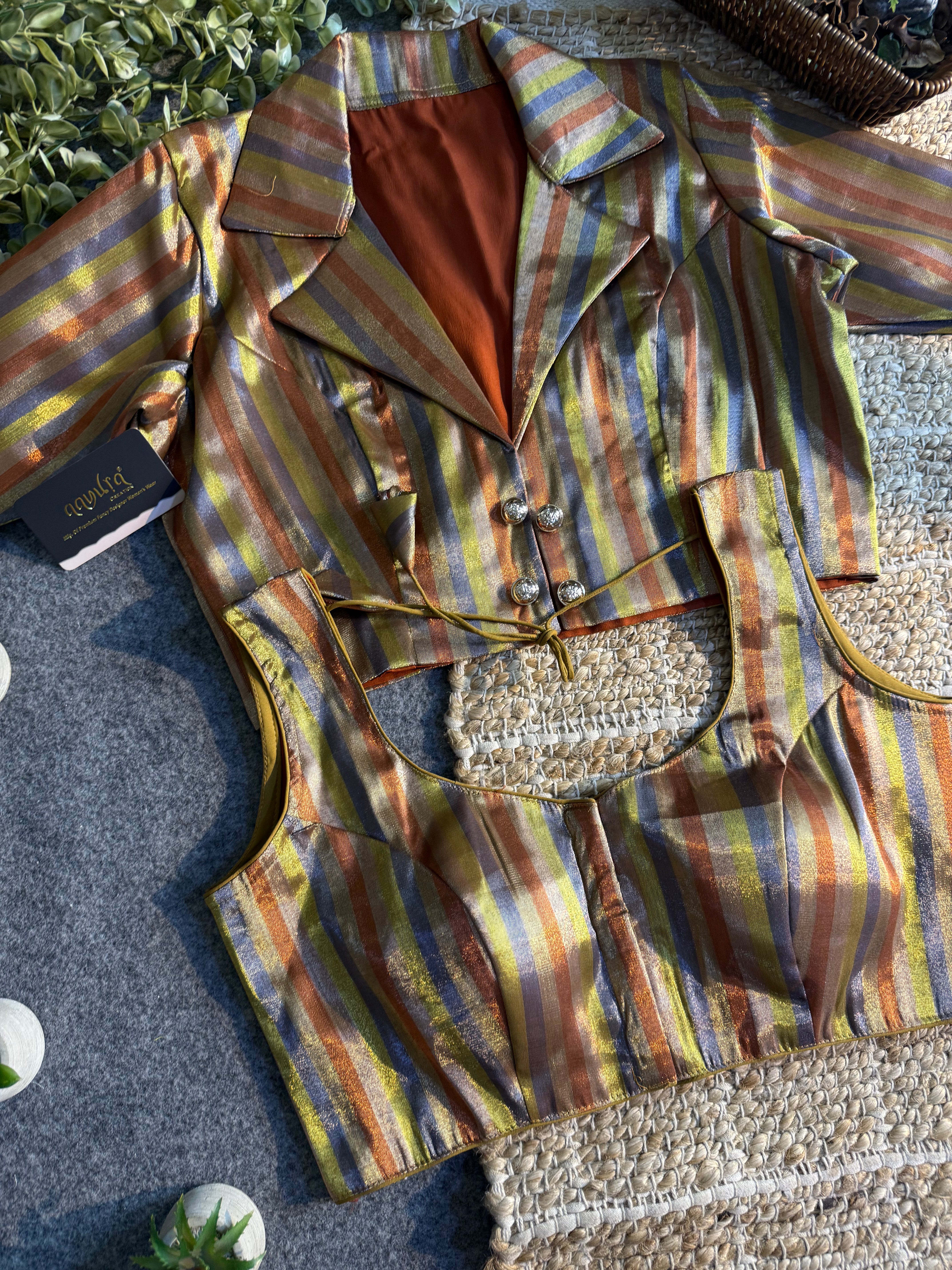 Varnika Premium South Silk Jacket Blouse