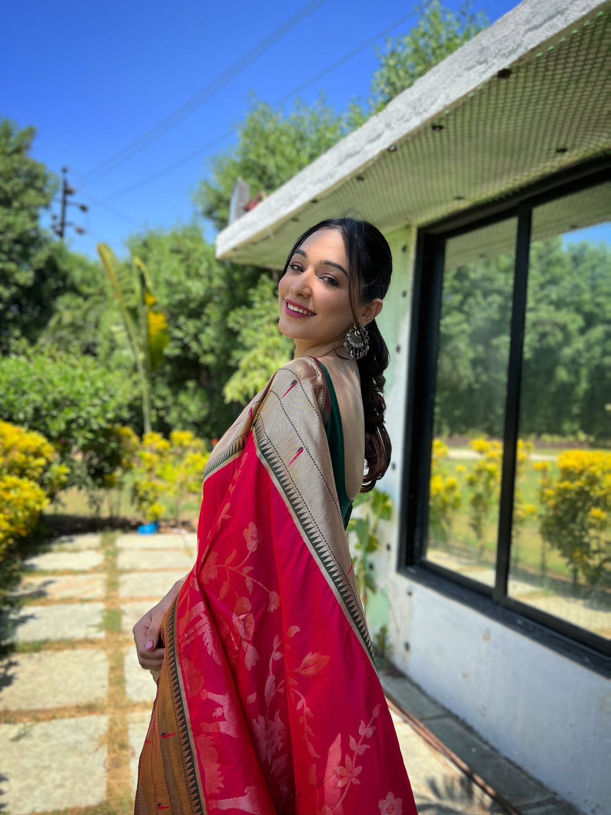 Riwaayat Premium Border Silk Saree