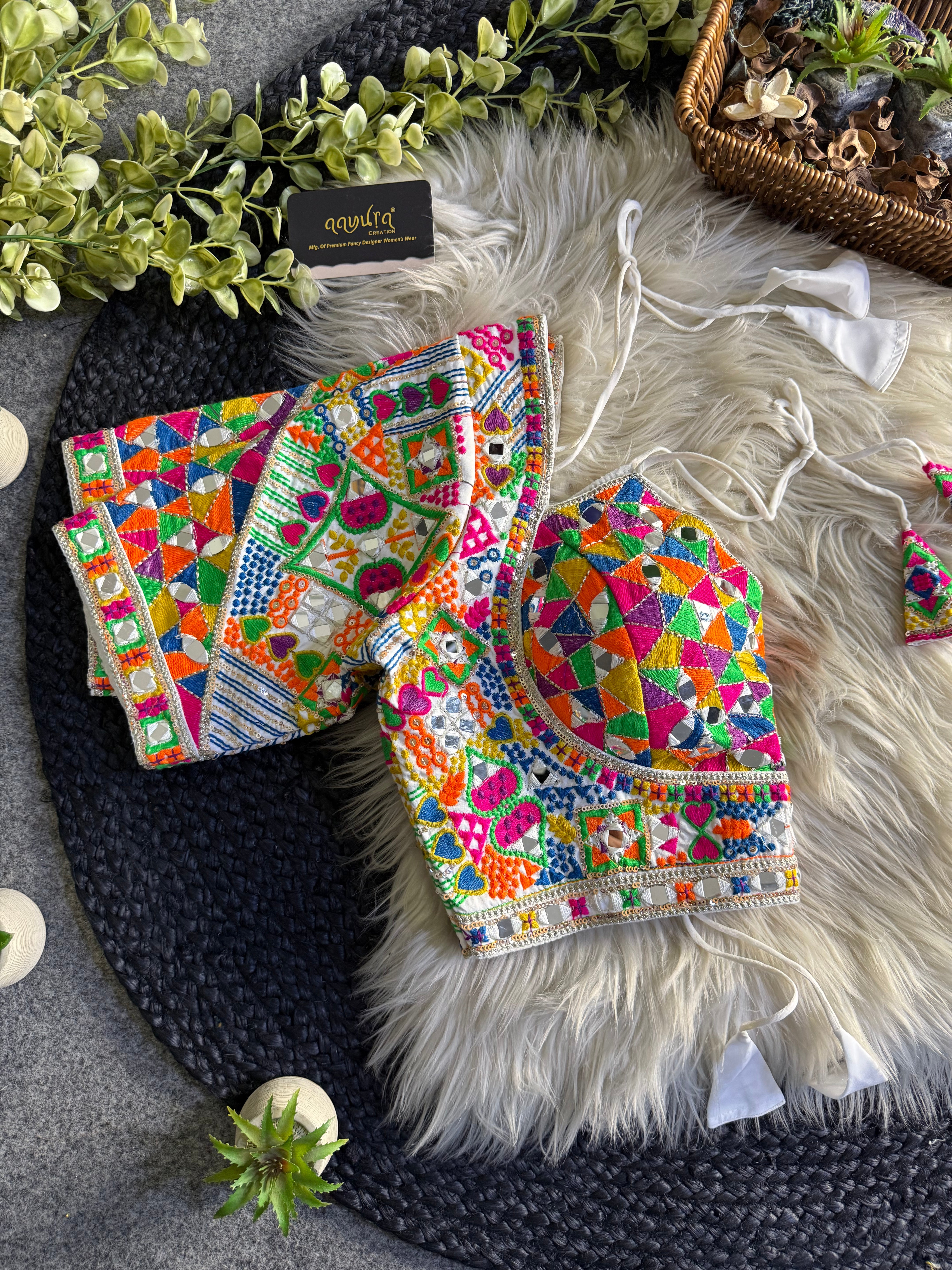 Italian Silk Garba Blouse