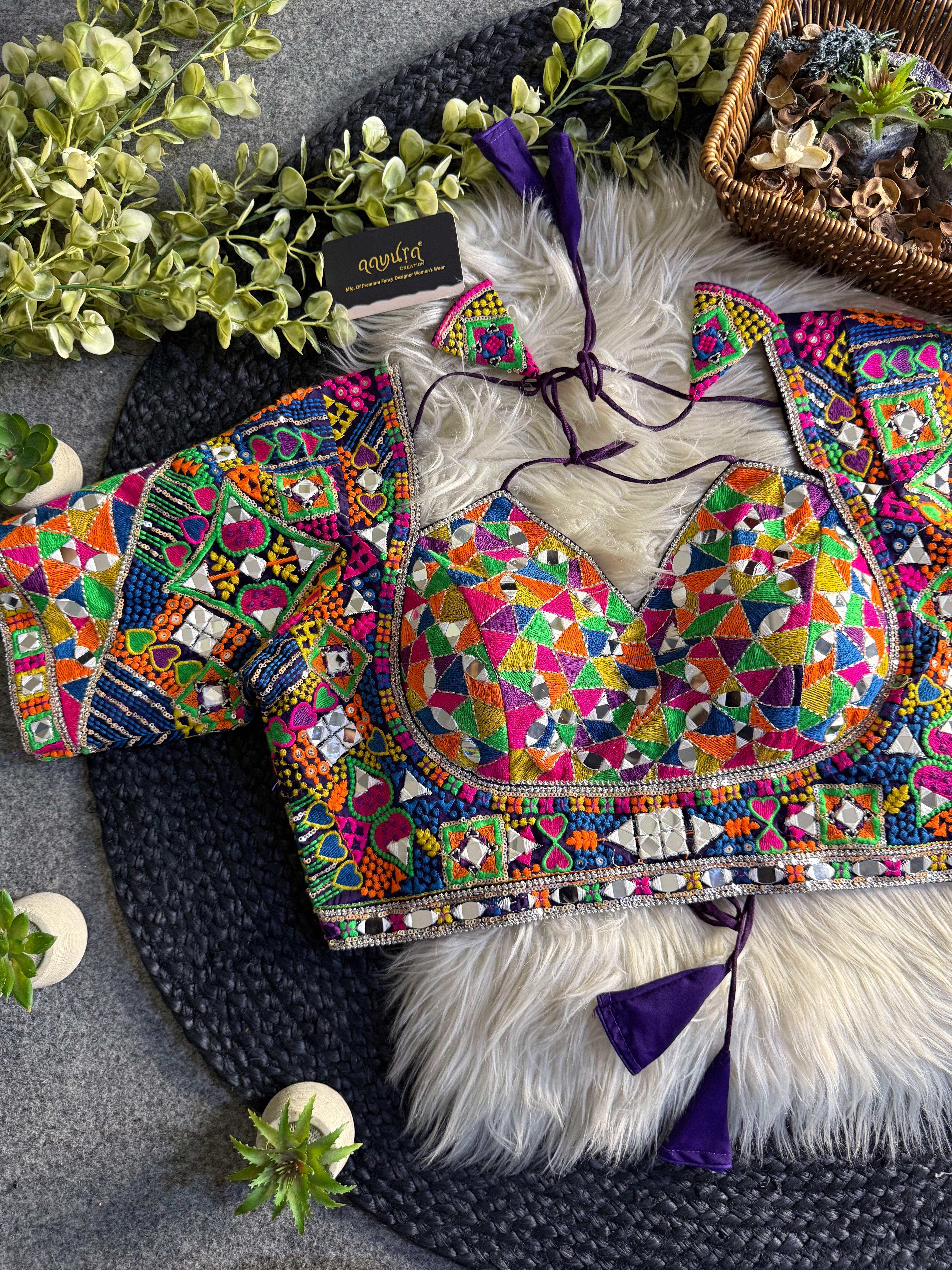 Italian Silk Garba Blouse