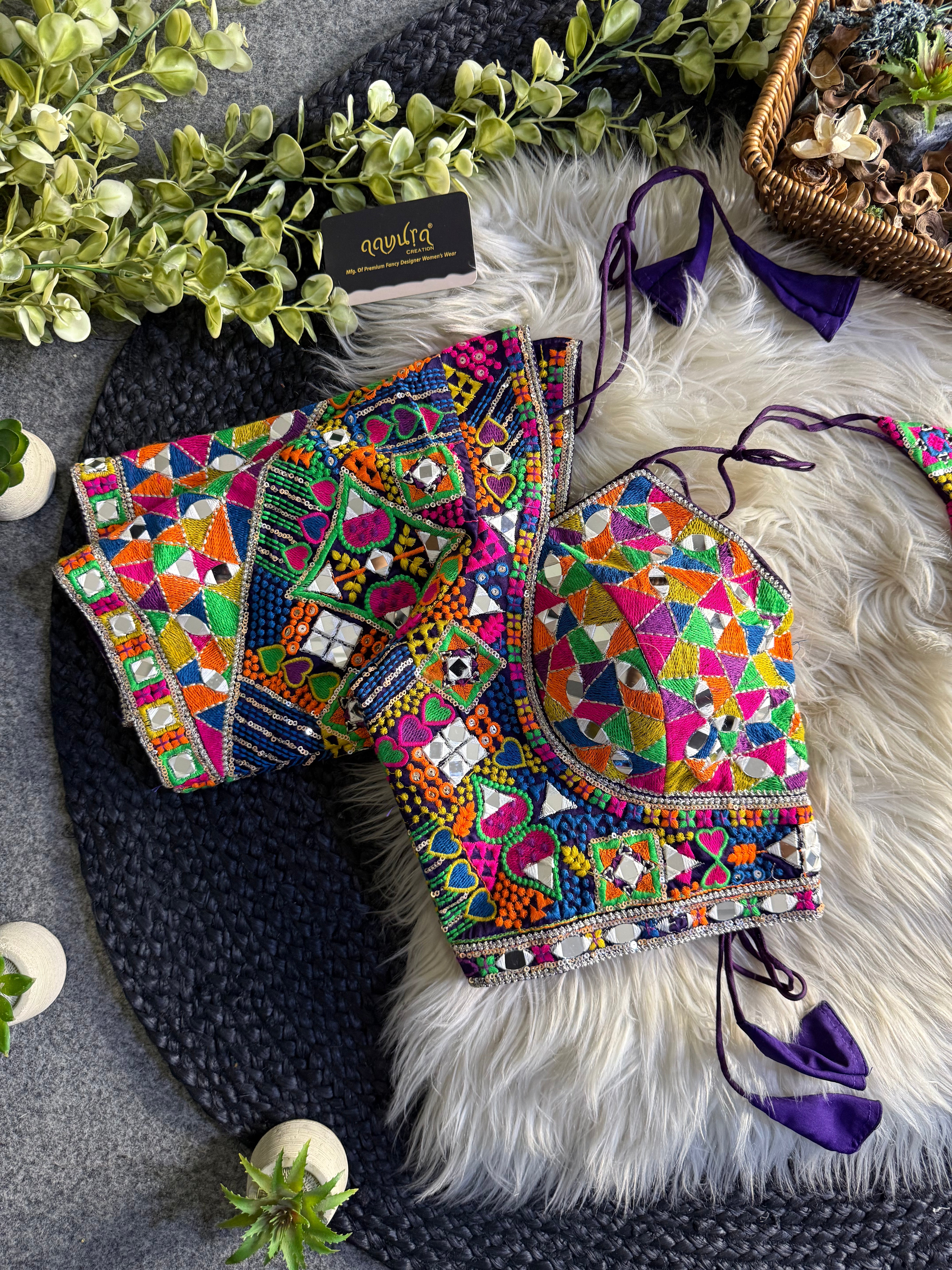 Italian Silk Garba Blouse