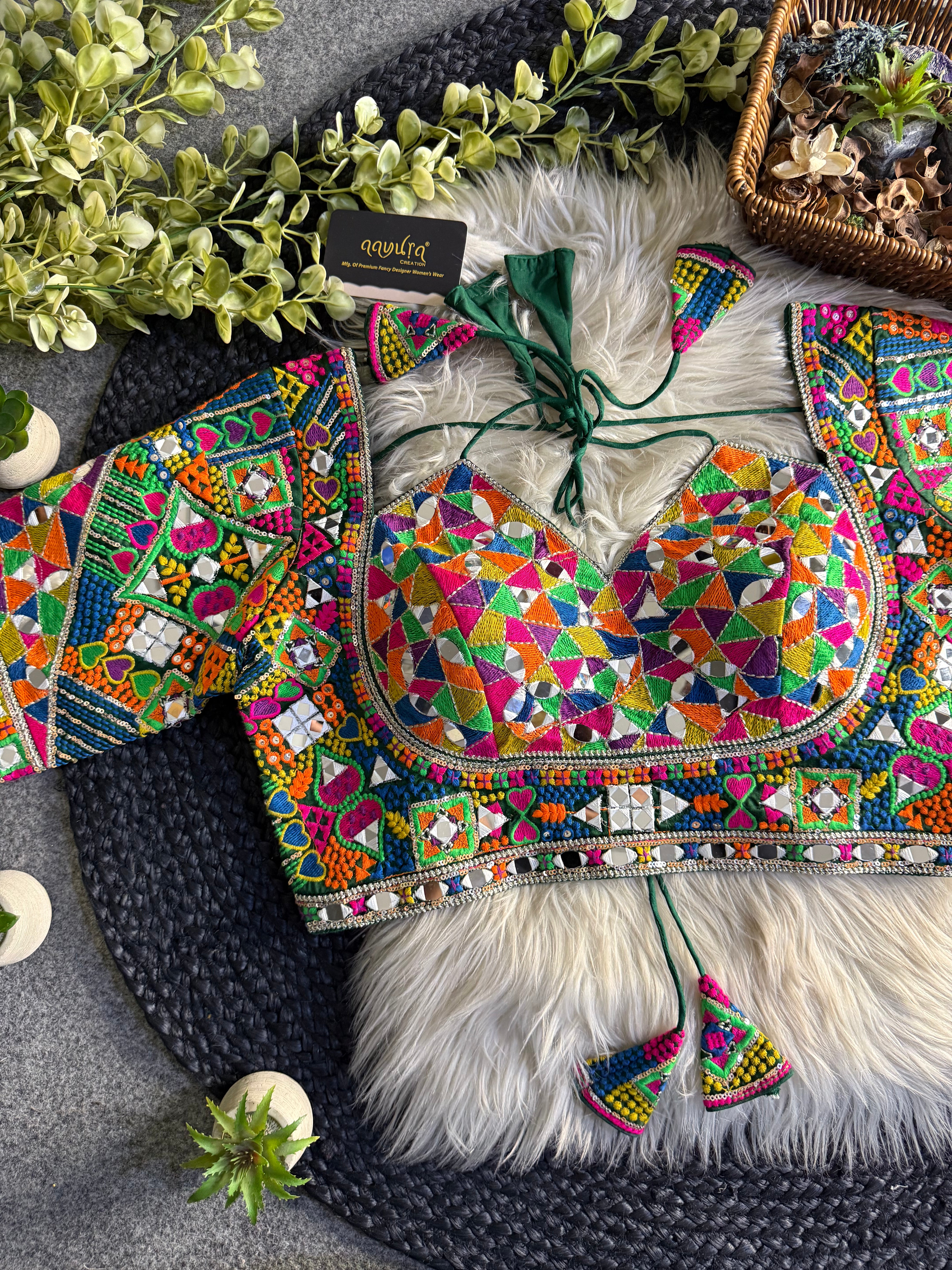 Italian Silk Garba Blouse