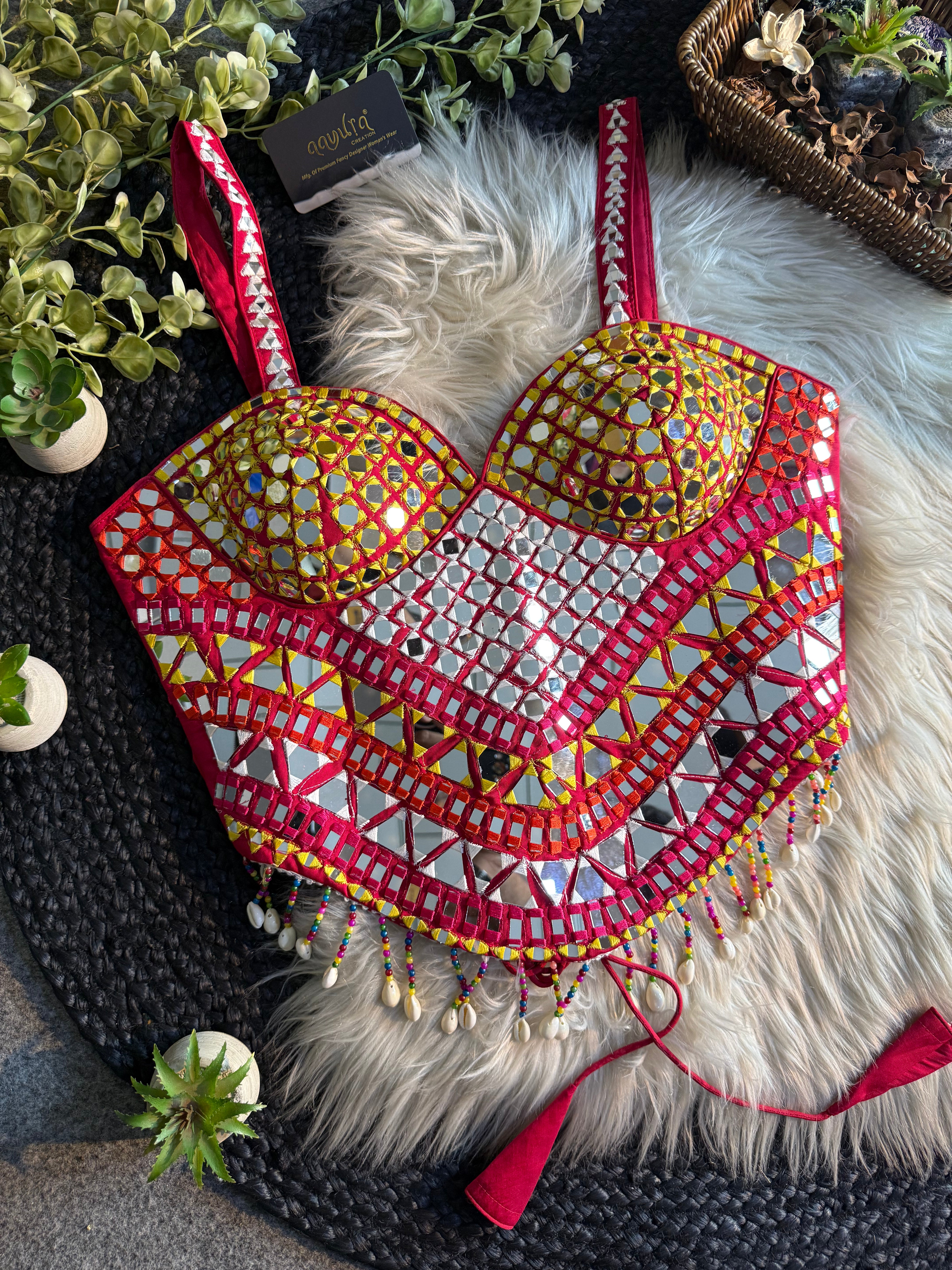 Shanaya Mirrorwork Shell Blouse