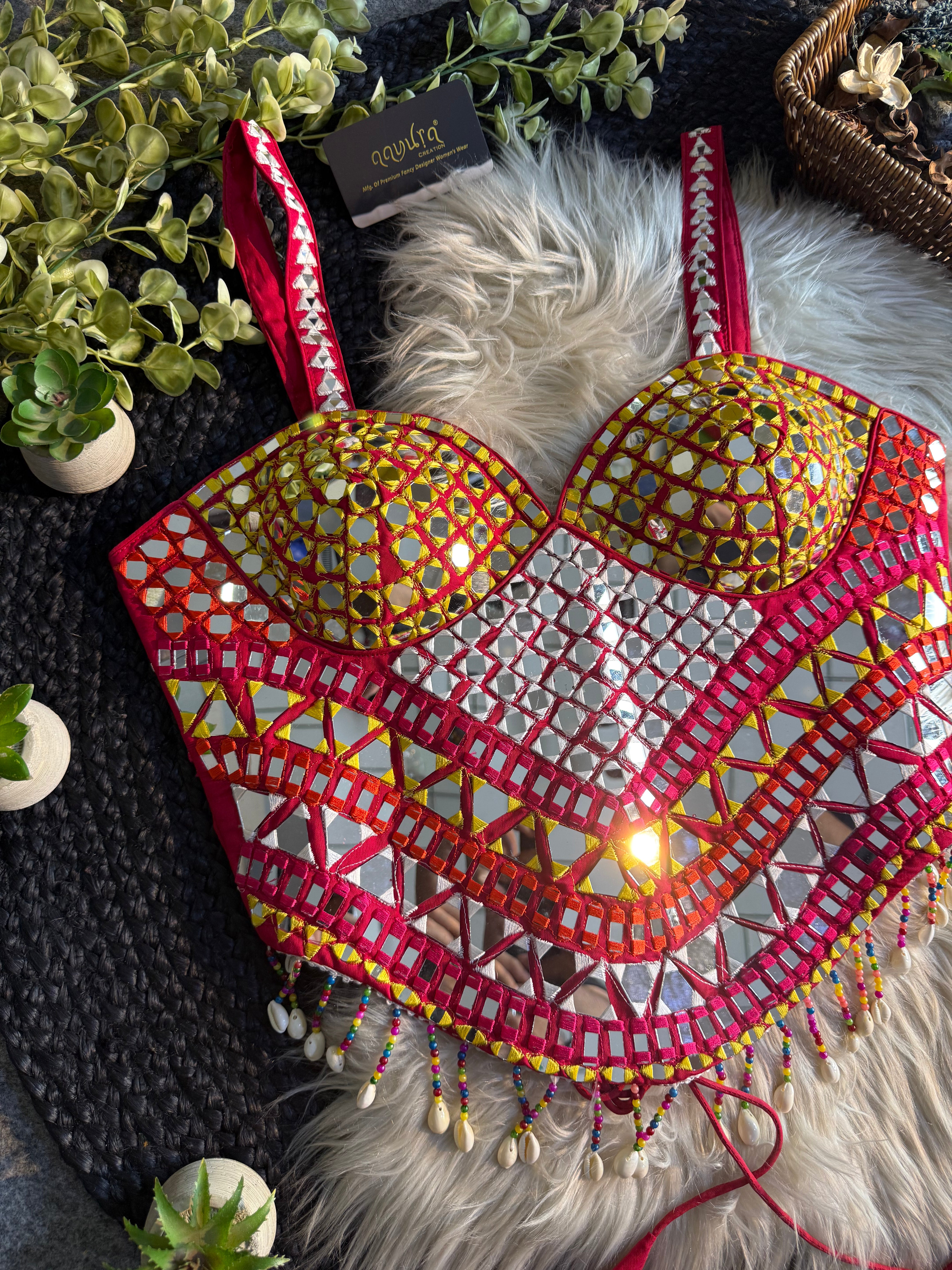 Shanaya Mirrorwork Shell Blouse