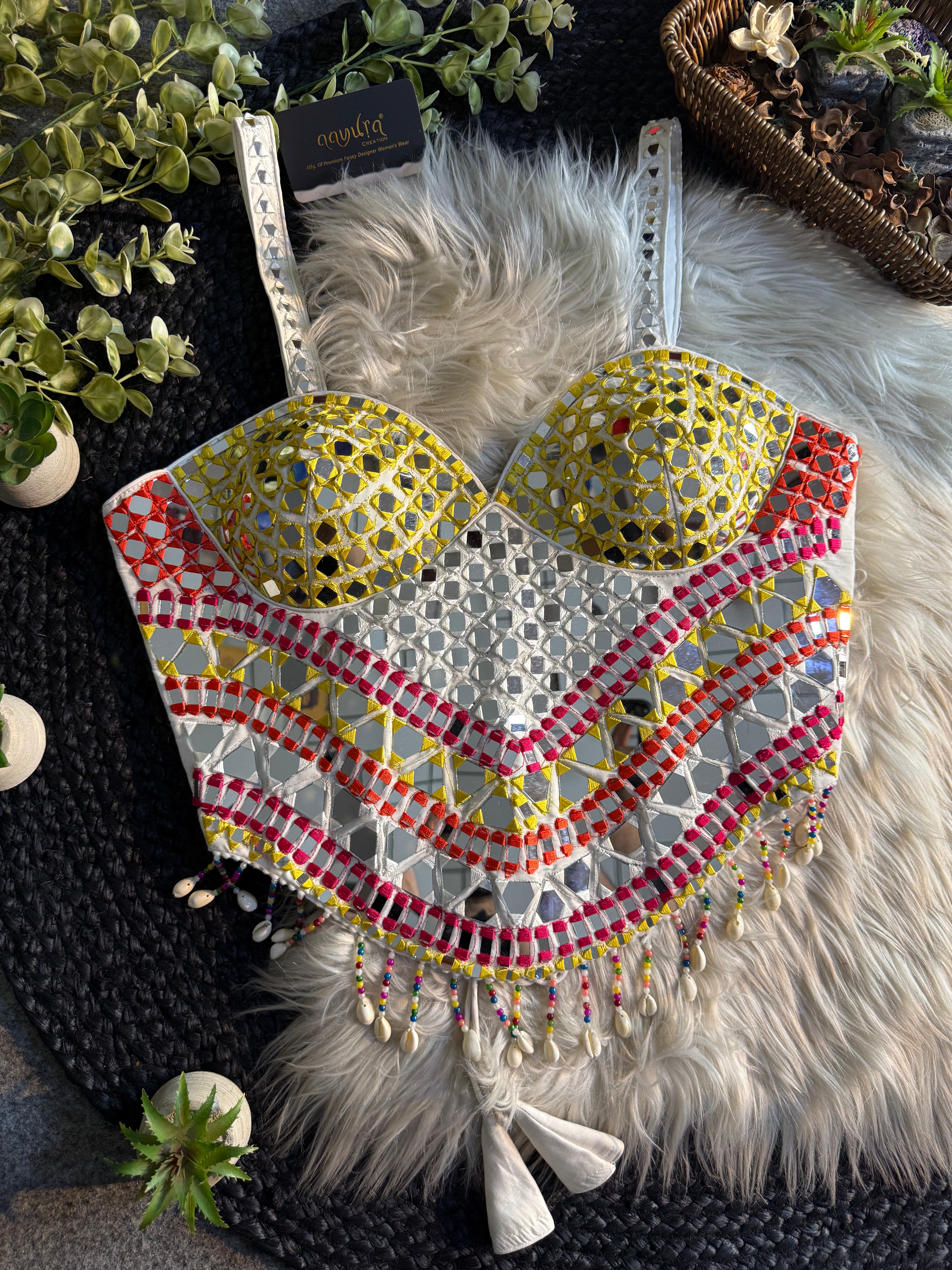 Shanaya Mirrorwork Shell Blouse